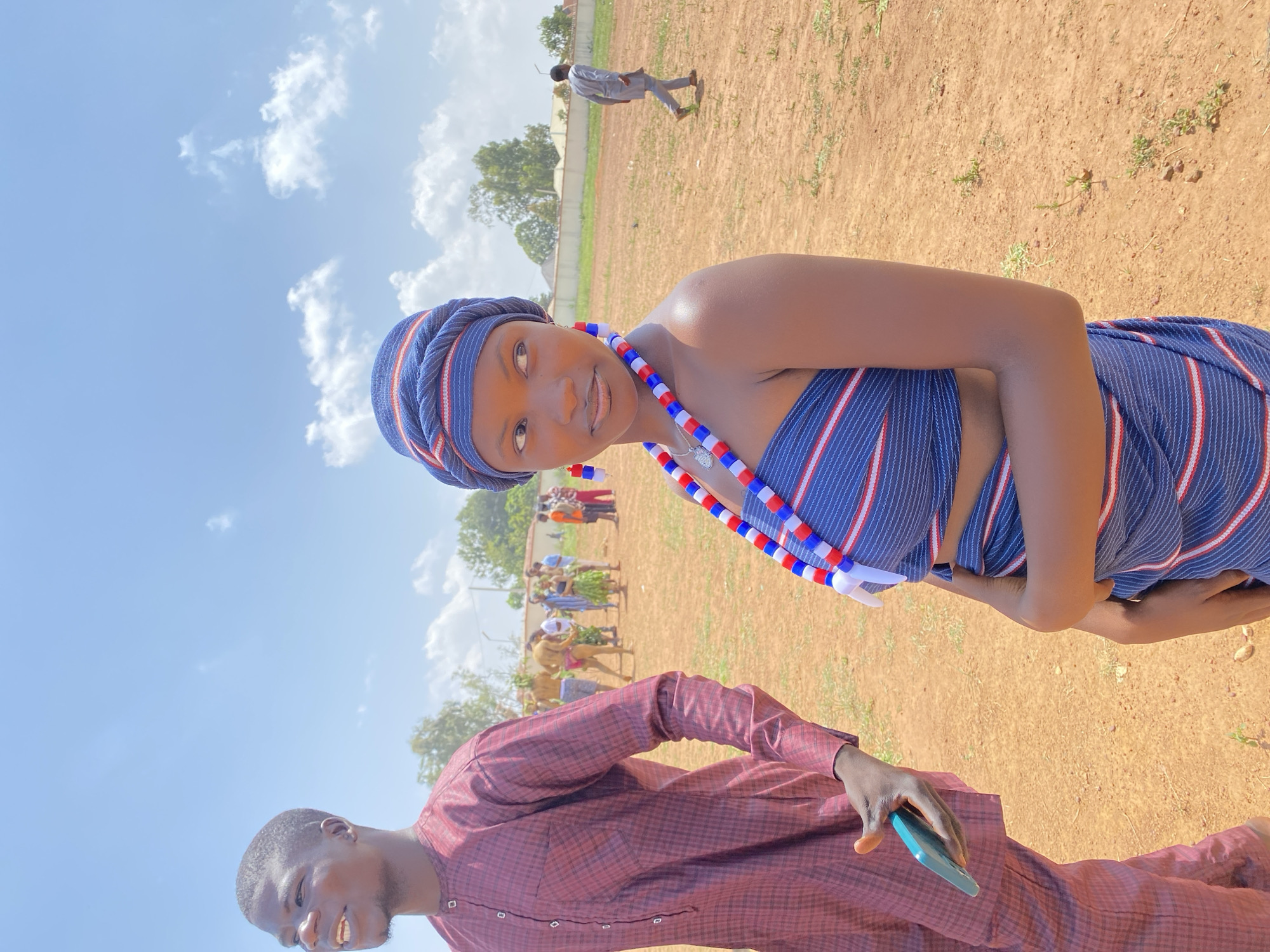 Community gathering captured in Durumi, Nigeria outdoor setting