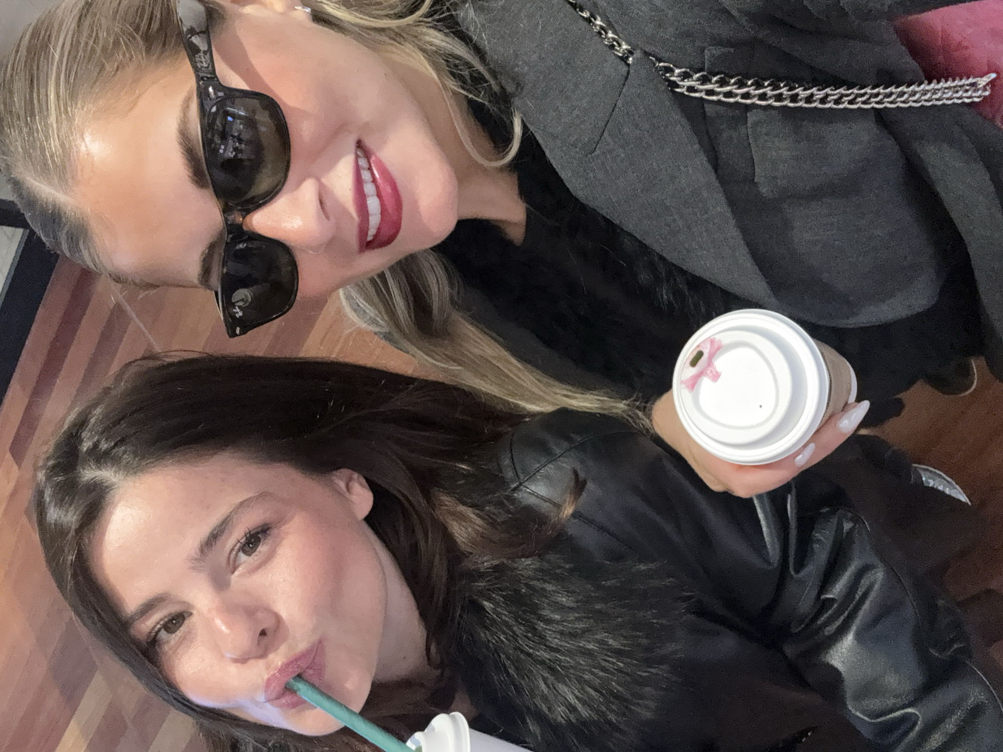 Friends shop and socialize in Lille stores