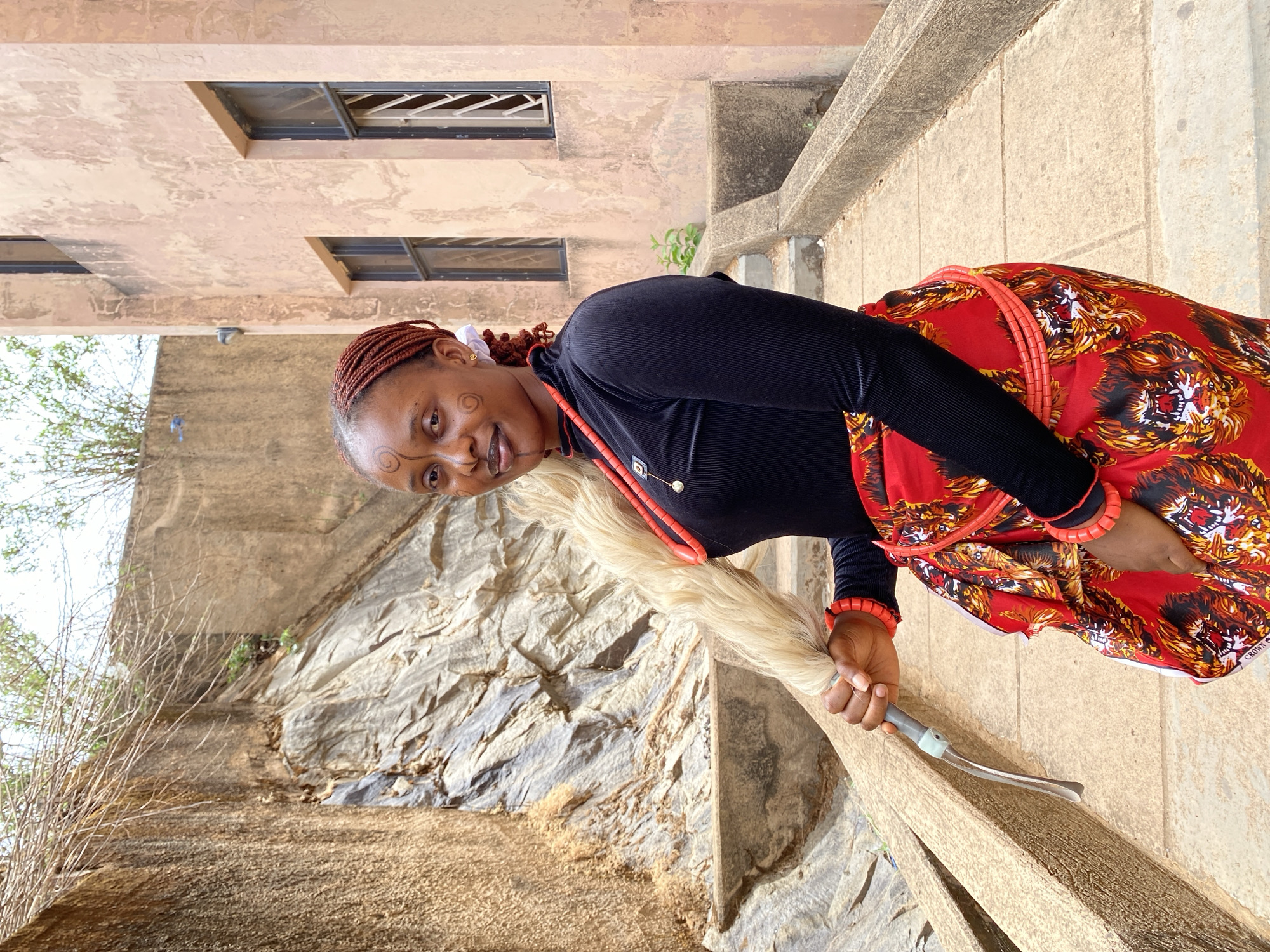 Women in traditional dress gather in Nigerian communities