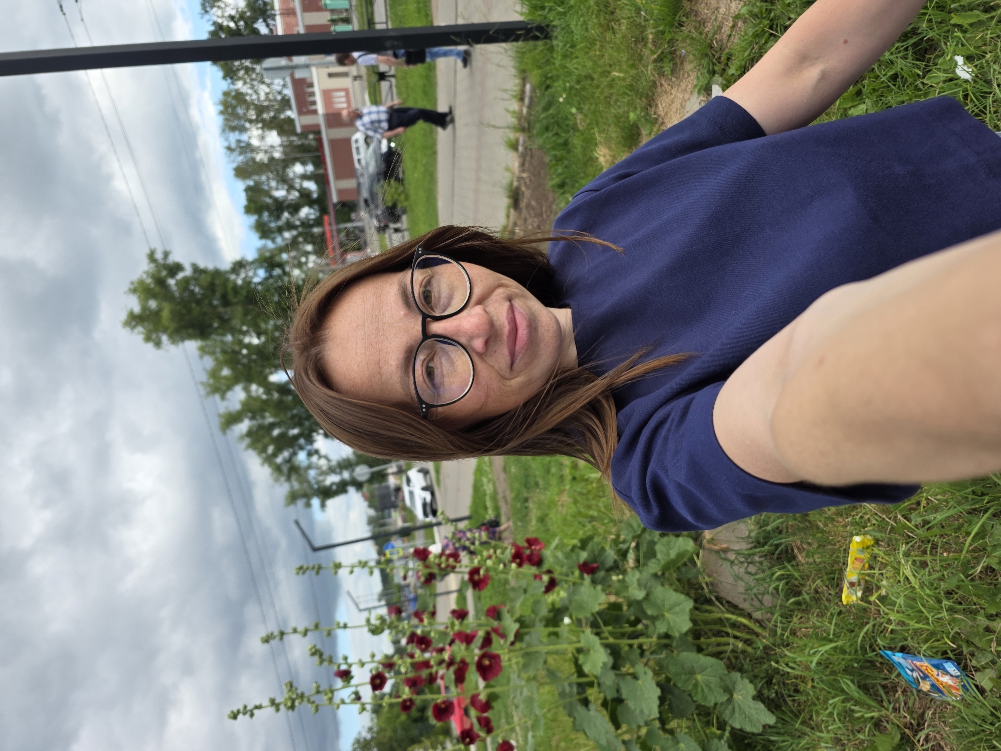 Casual summer afternoon in the parks of Chaikovsky, Russia