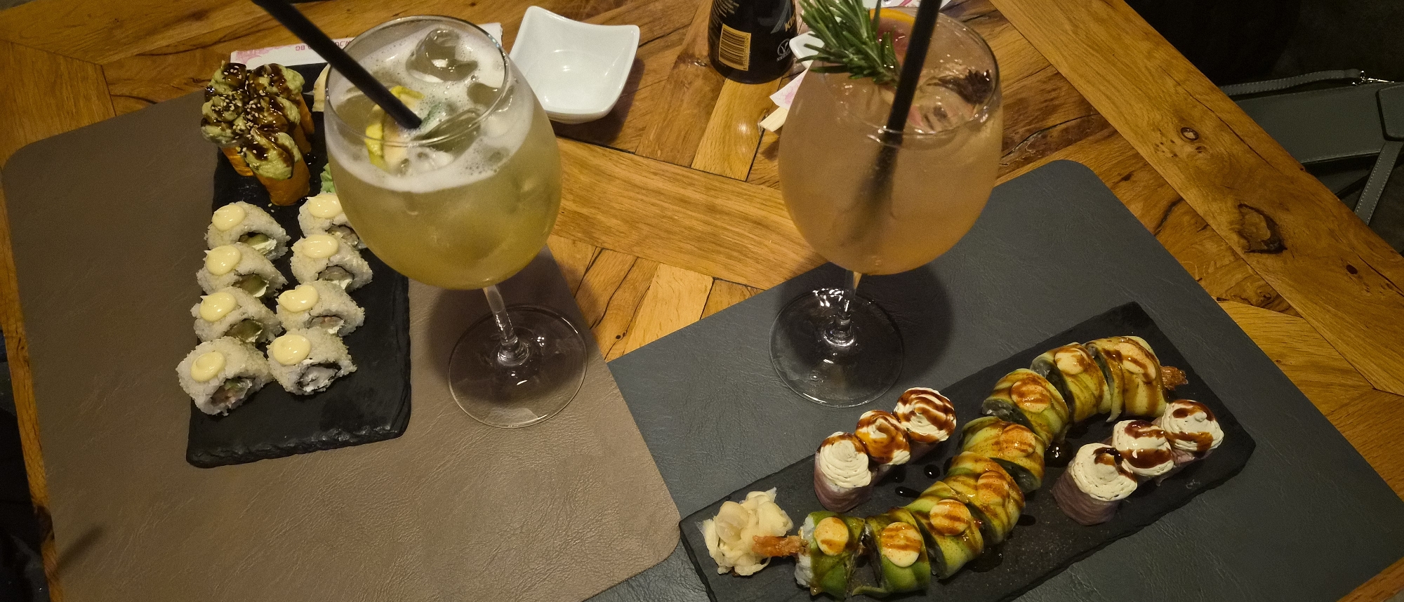 Sushi and cocktails served at Plovdiv restaurant