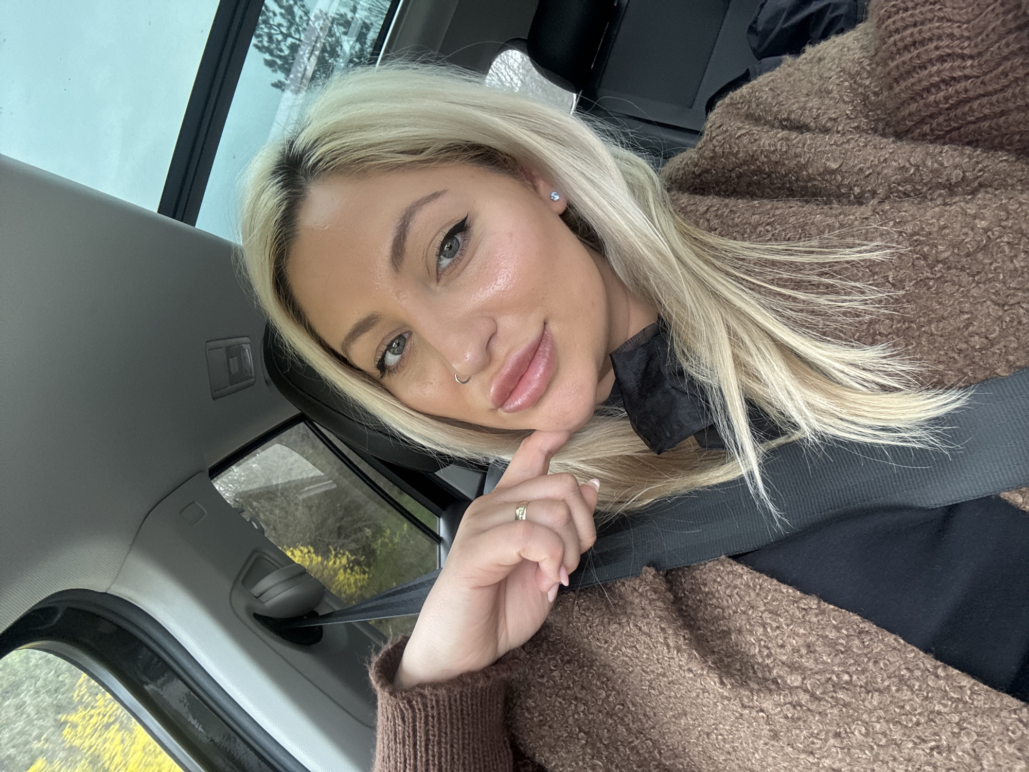 Woman in car observed in Zaia, Bulgaria
