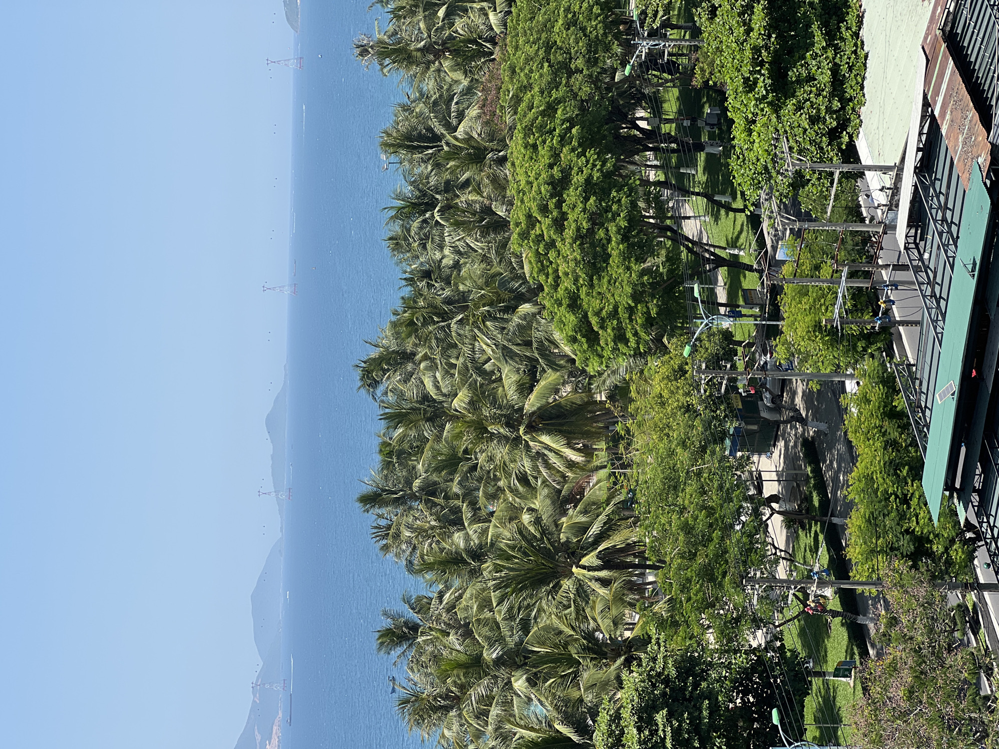 Nha Trang bay and beachfront on a clear summer morning