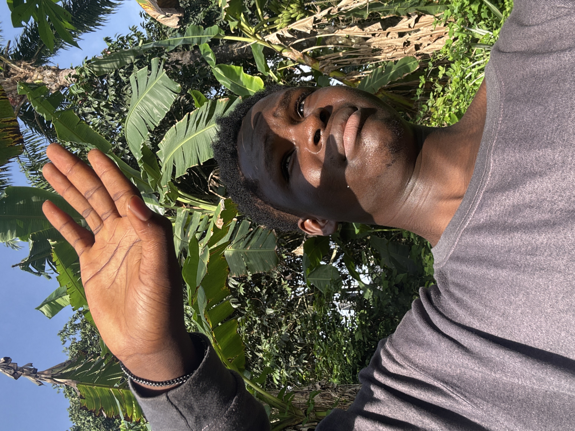 Man photographed outdoors in Eziudo under overcast morning sky