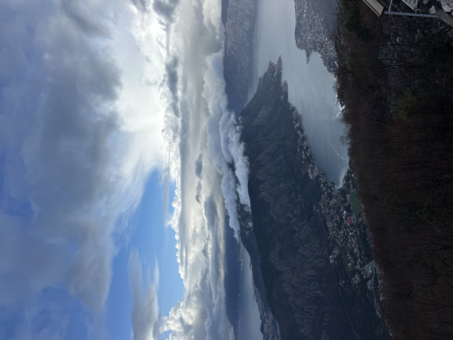 Panoramic Bay of Kotor view captured from Montenegro mountains