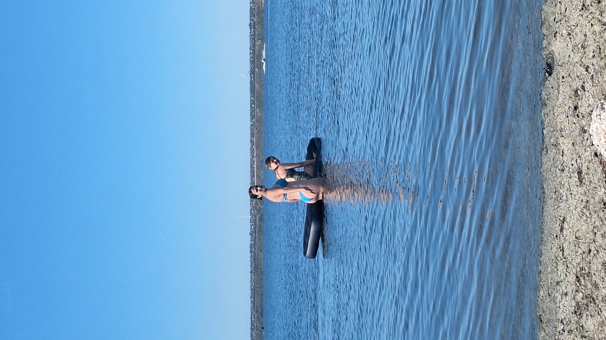 Riverside float on the Dnipro near Ukrainka