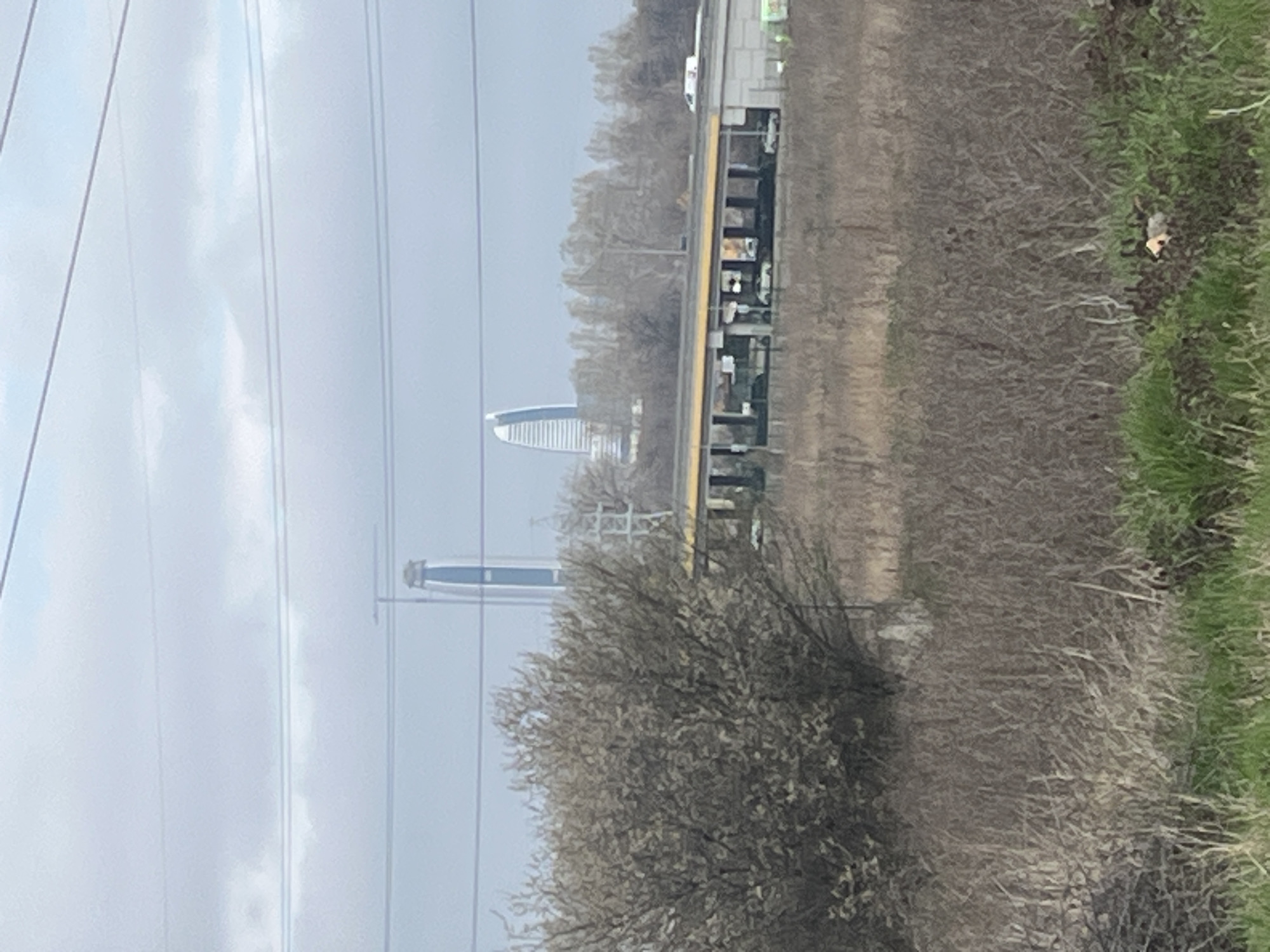 Landscape view captured in German, Bulgaria showing distant structures