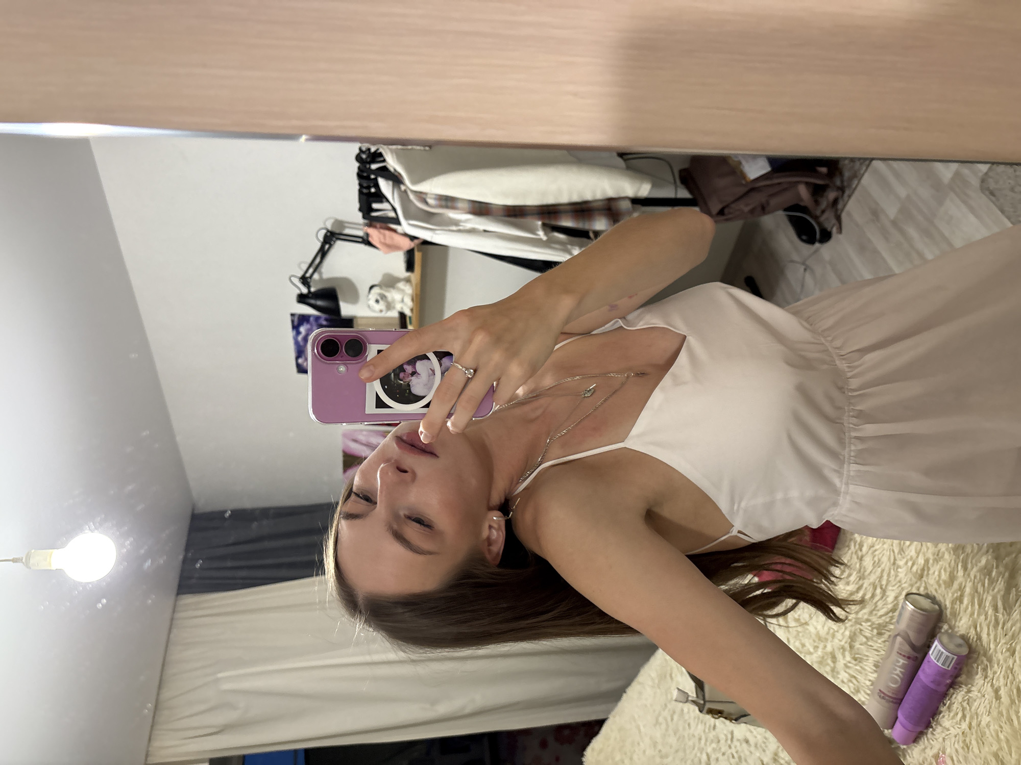 Quiet evening at home in Perm, selfies and dusk views