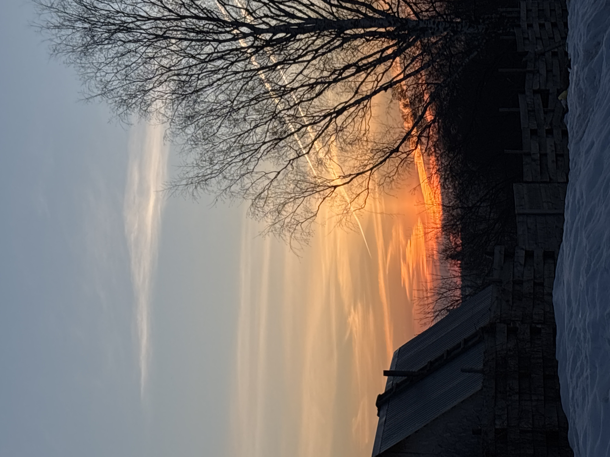 Winter sunset scenes and portraits captured in Фоки, Russia