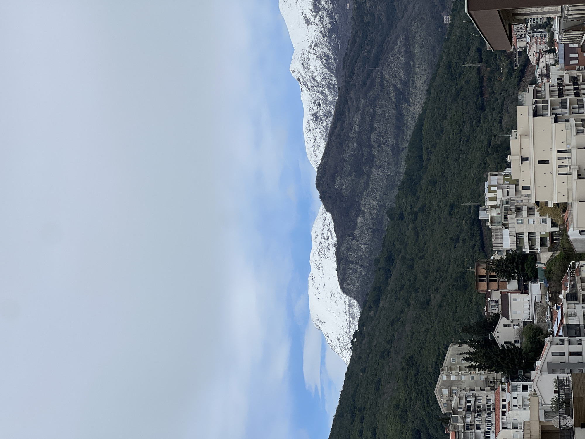 Rainy day scenes captured across Budva, Montenegro