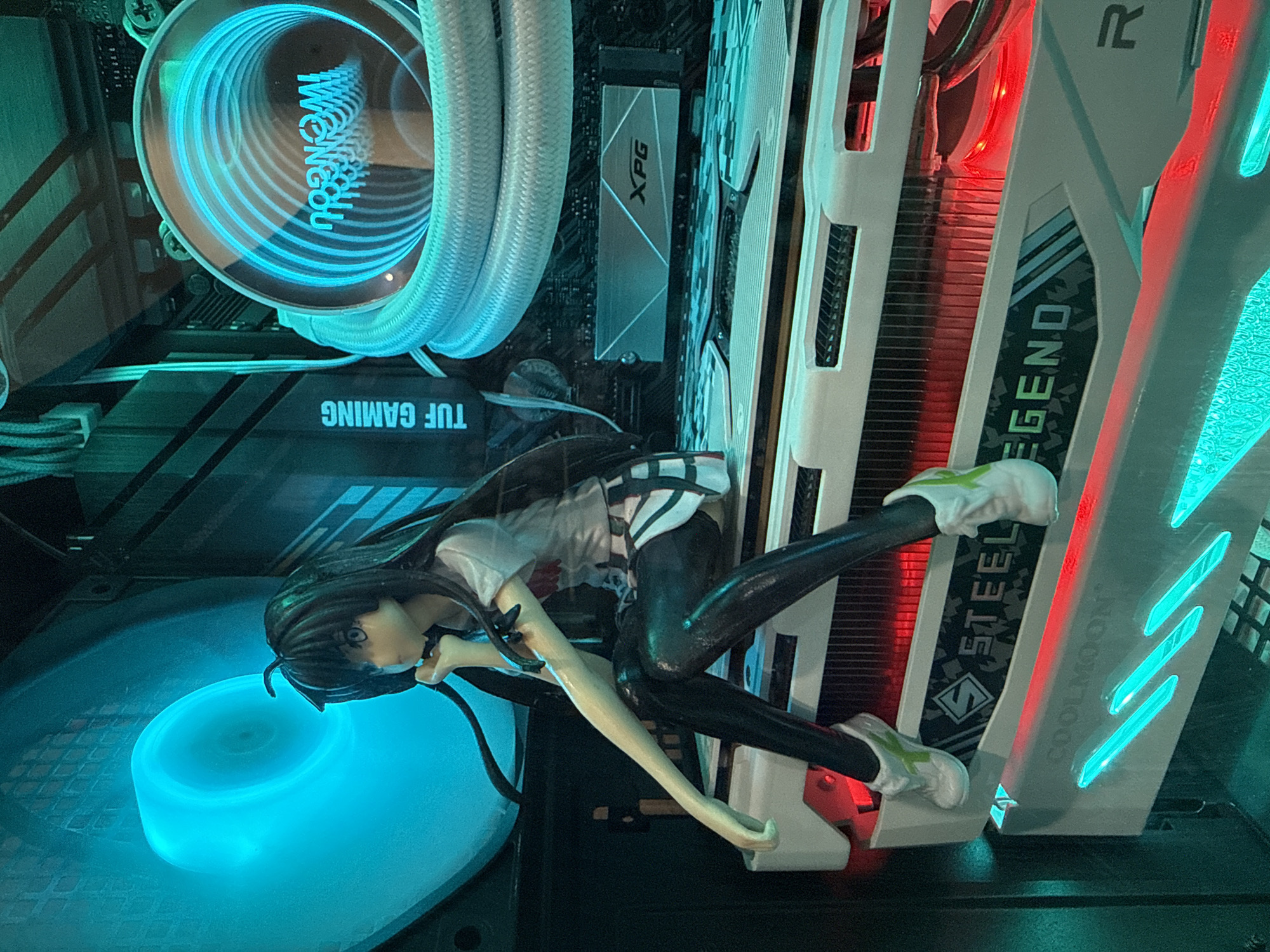 Computer enthusiast captures PC build in Rusanovo, Russia