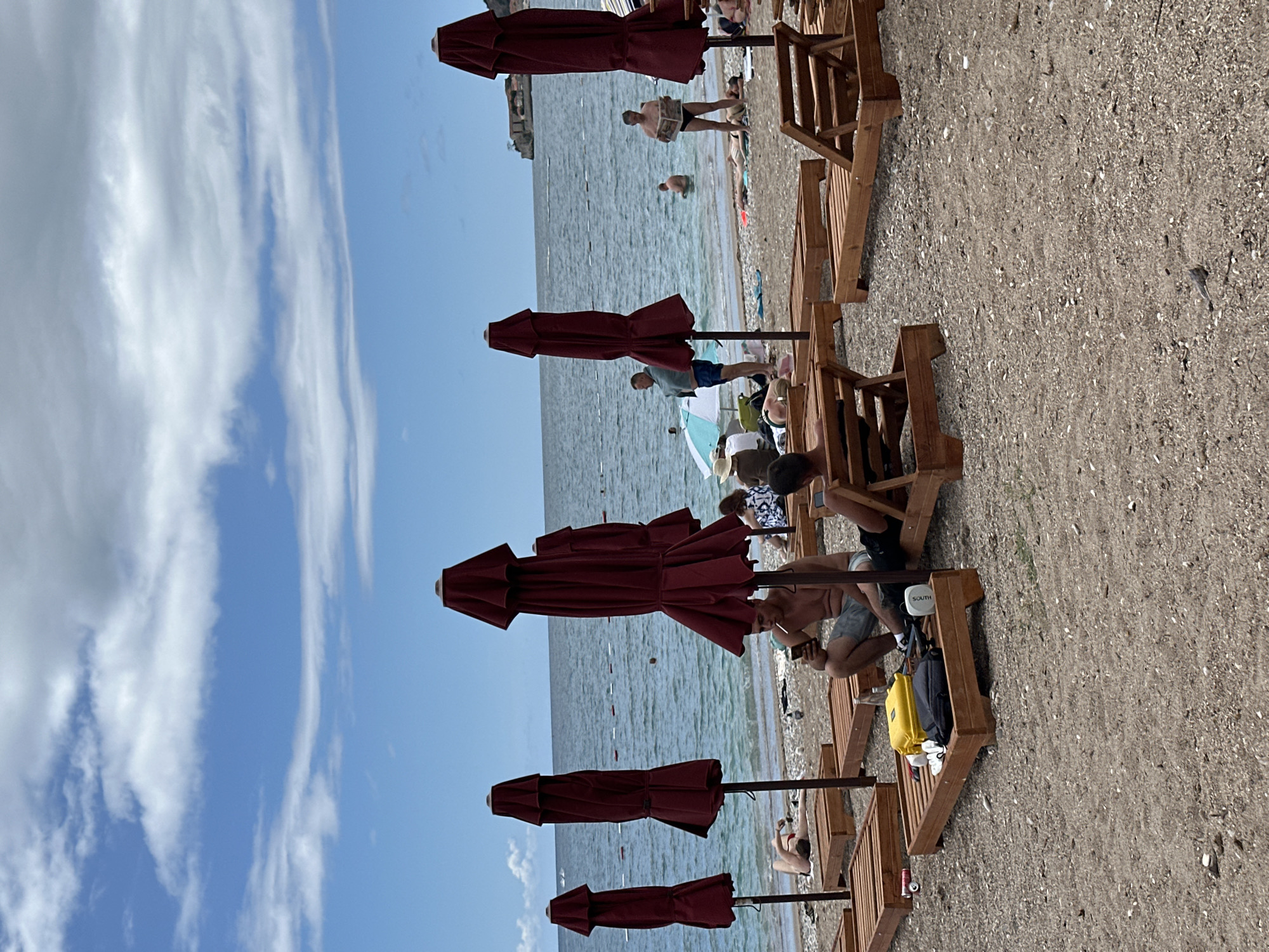 Summer beach life documented in Budva, Montenegro