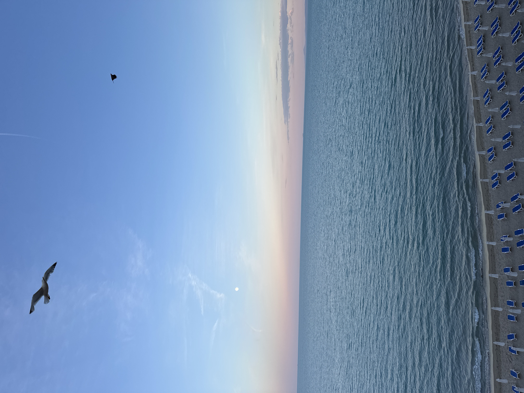 Day-to-night transition captured in coastal Nesebar, Bulgaria