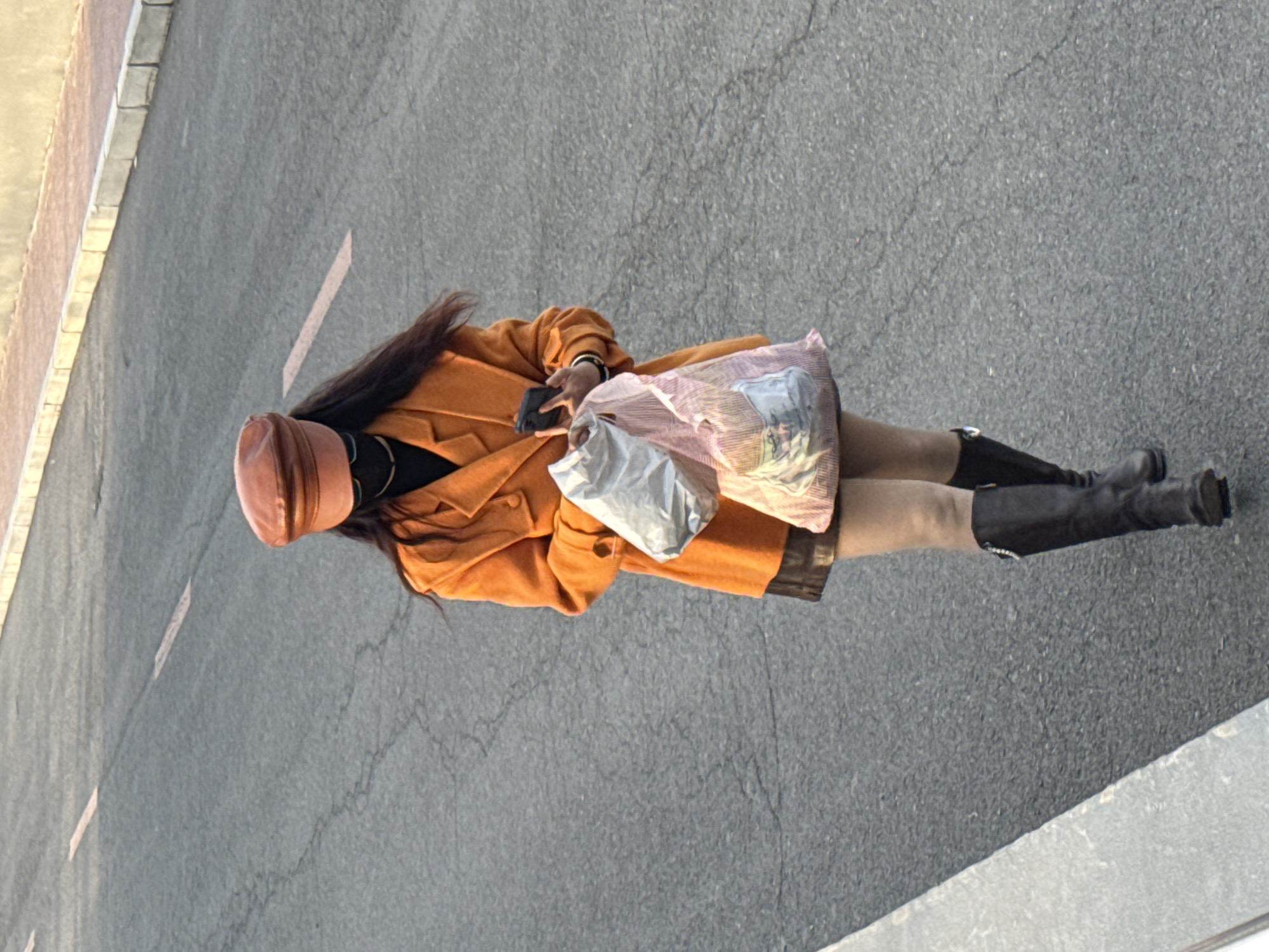 Pedestrians observed in outdoor urban areas of Zhongtun