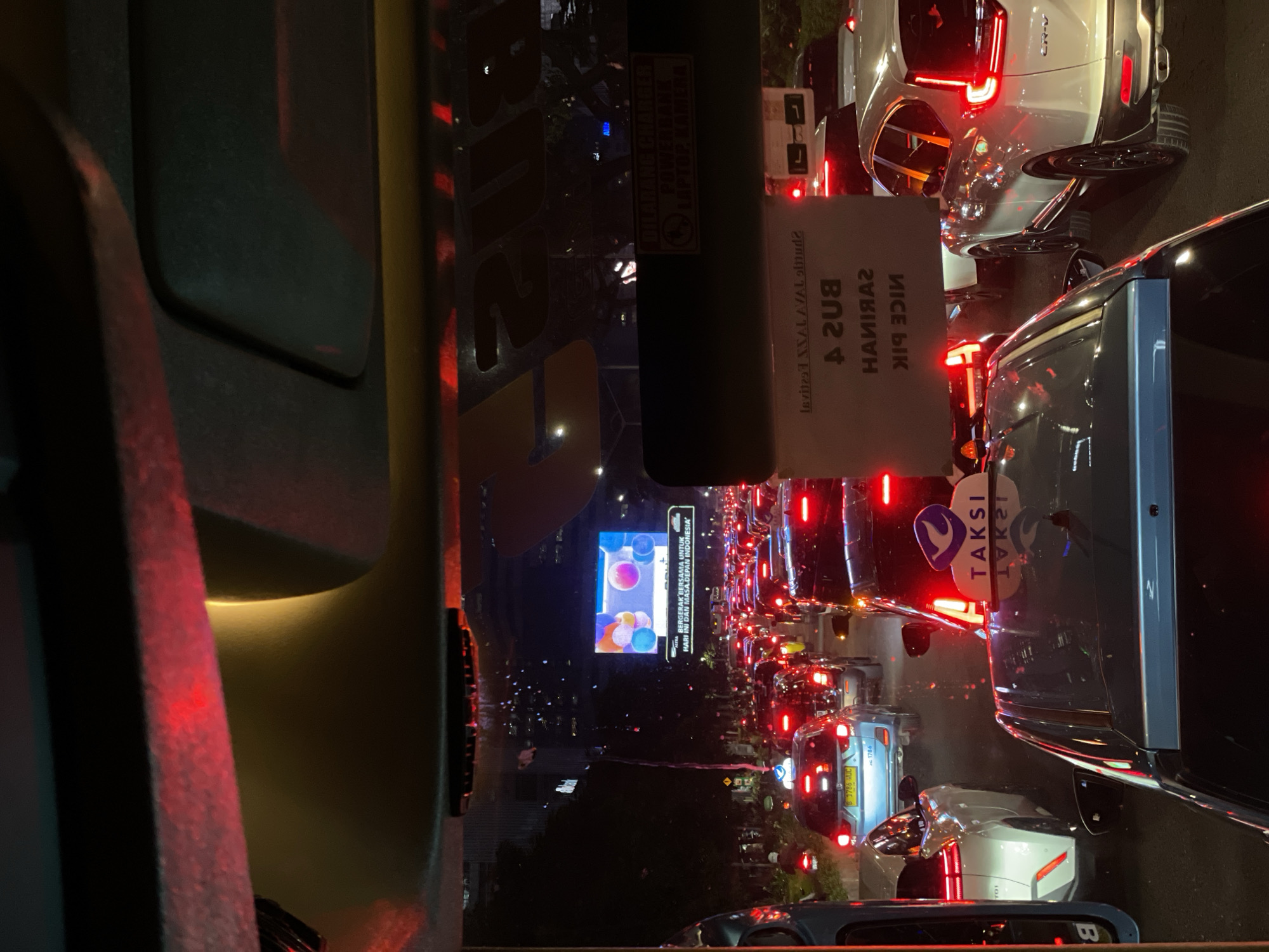 Nighttime Traffic Jam Hits Central and South Jakarta Districts