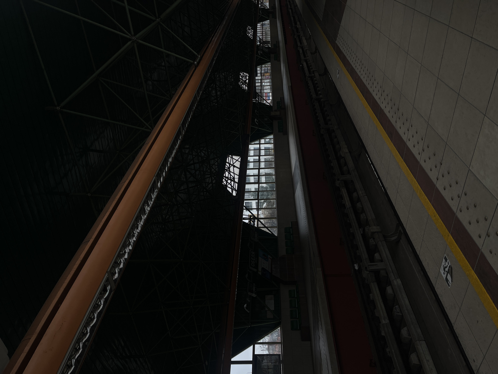 Morning metro commute documented across multiple Sofia subway stations