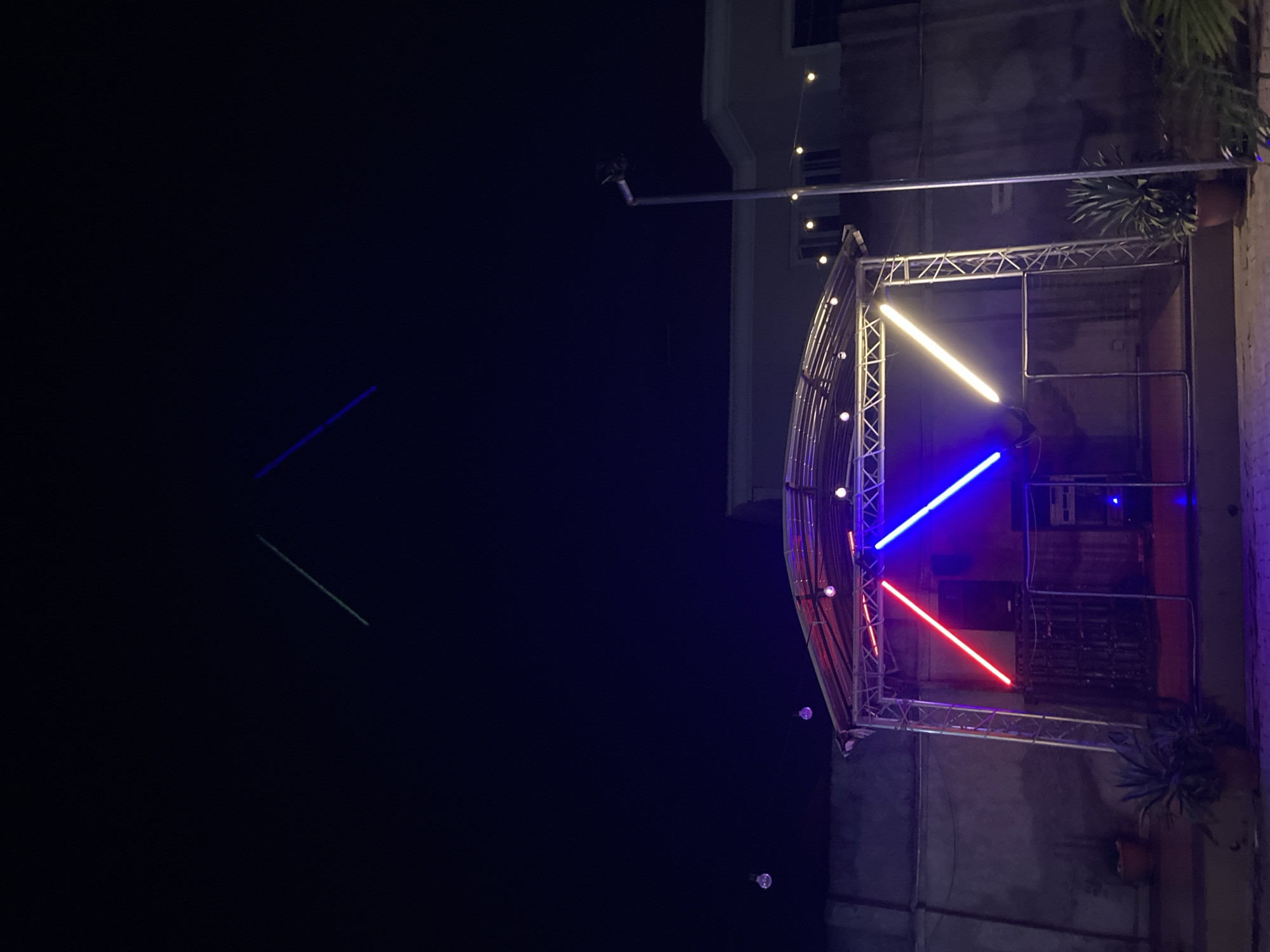 Nighttime DJ event illuminates Topfit Arena in Gwarinpa, Nigeria