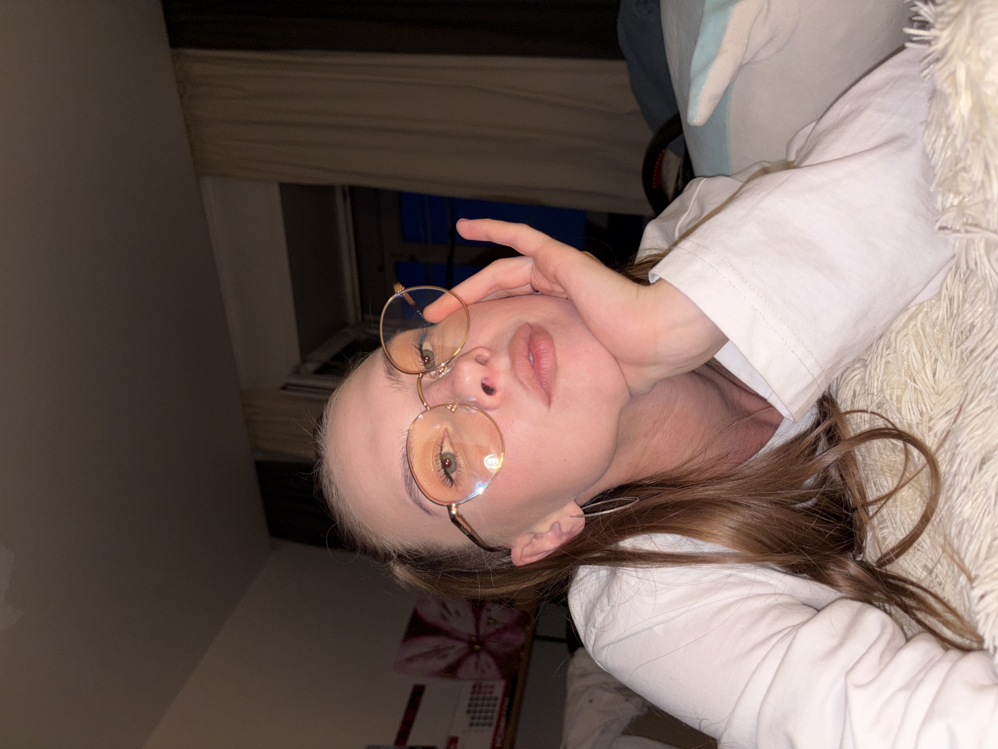 Relaxed indoor self-portrait session, Perm bedroom, June 2026