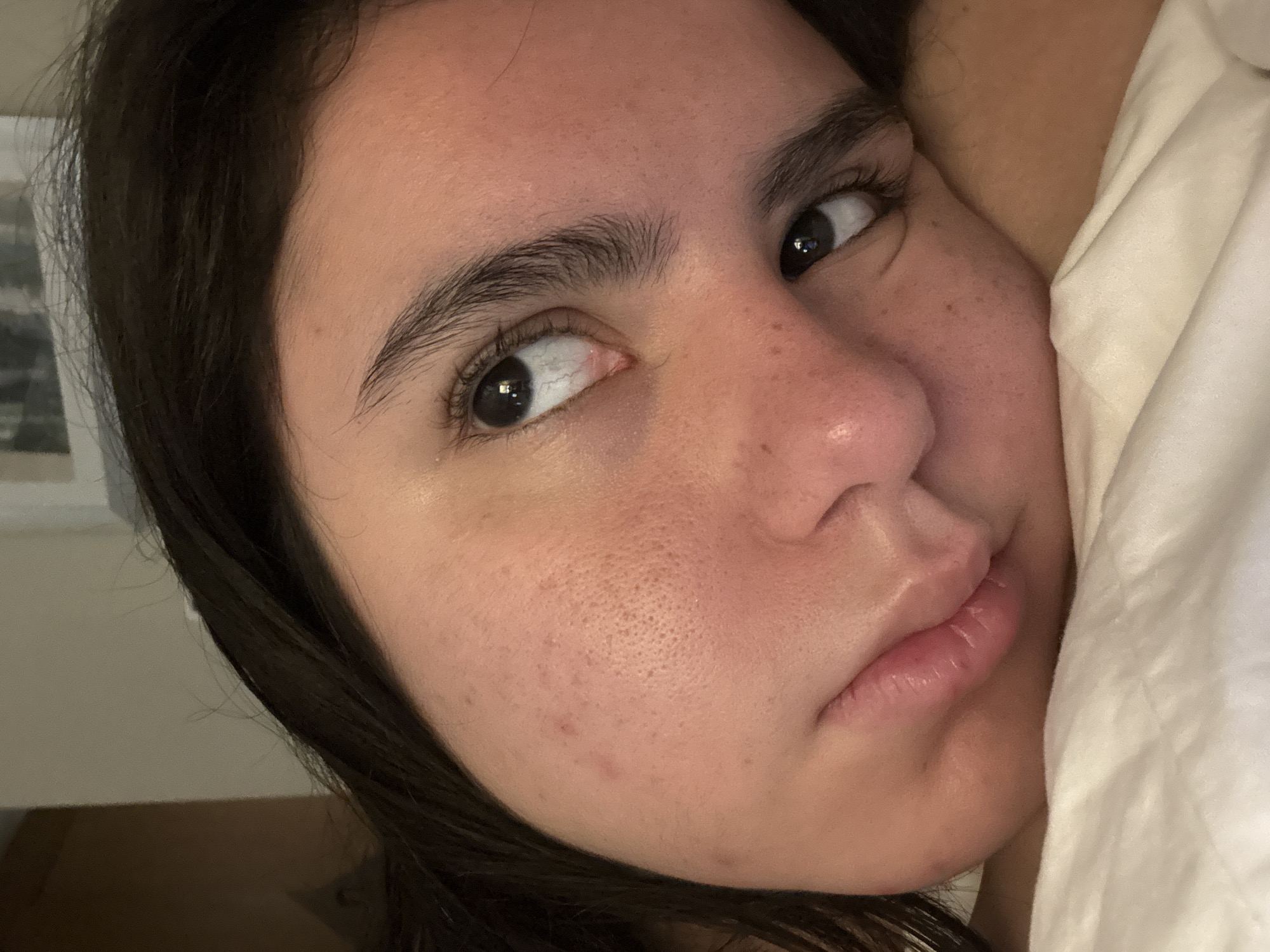 Person resting on pillow captured in San Antonio