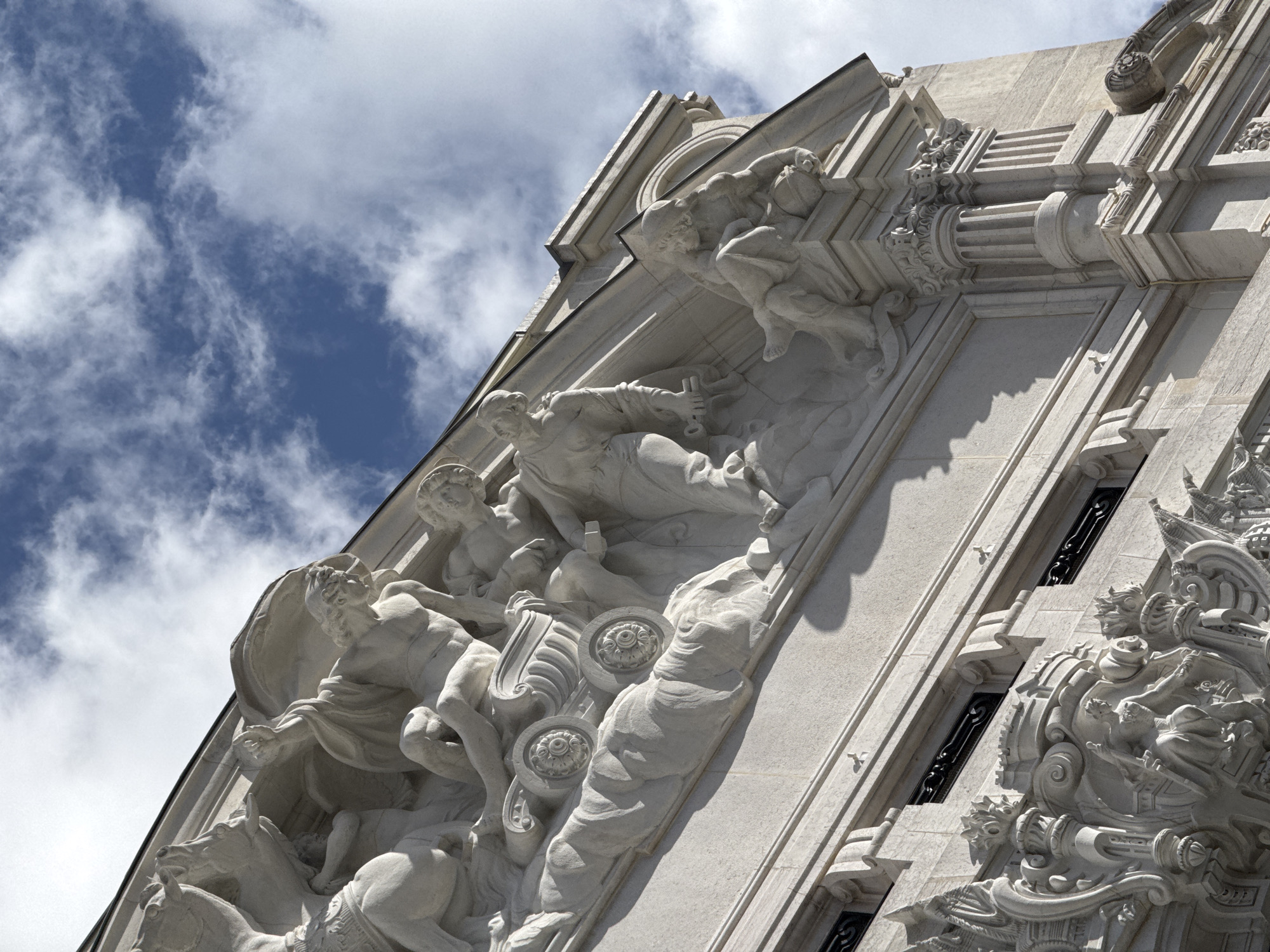 Champs-Élysées architecture and street life documented in Paris