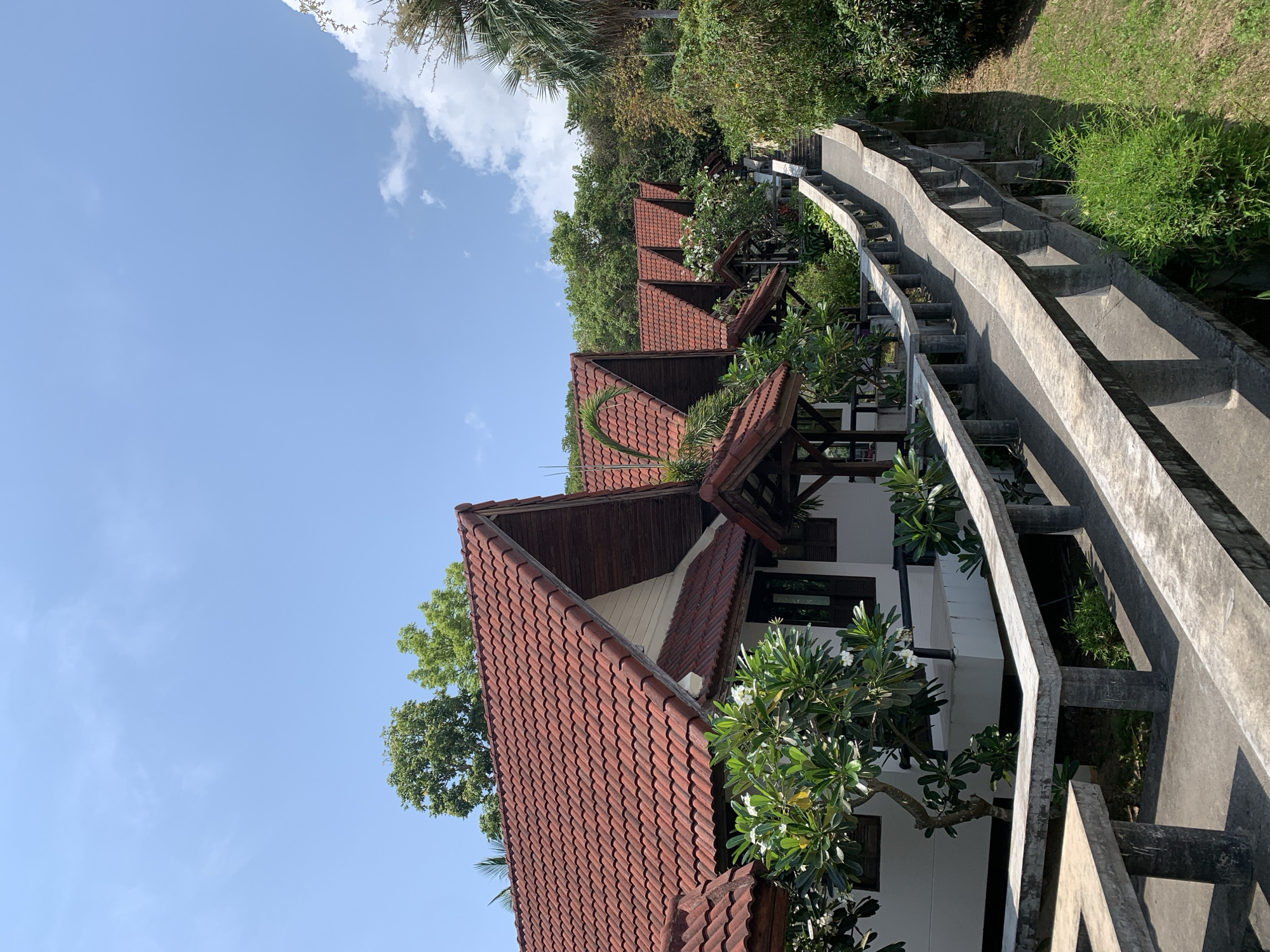 Hillside bungalows photographed in Ban Bang Rak, Thailand