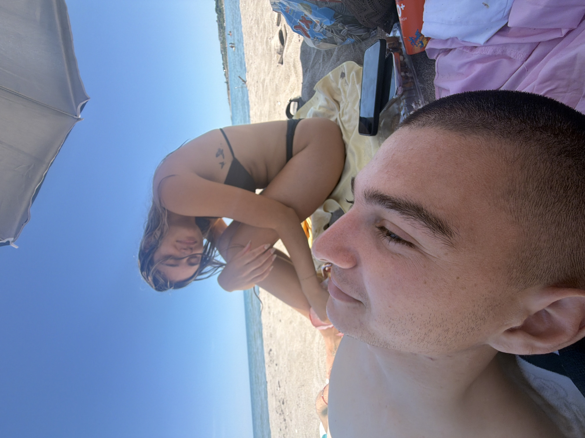 Sunny beach day in Ahtopol, Bulgaria