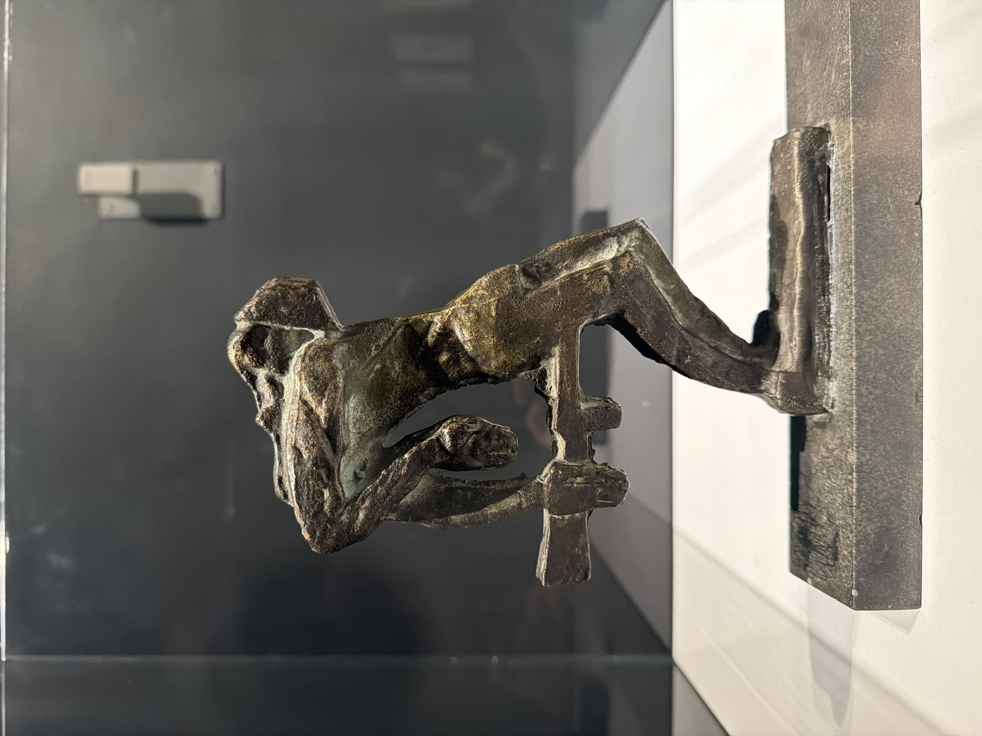 Artwork viewing documented at Moscow's Kolodzei Art Foundation