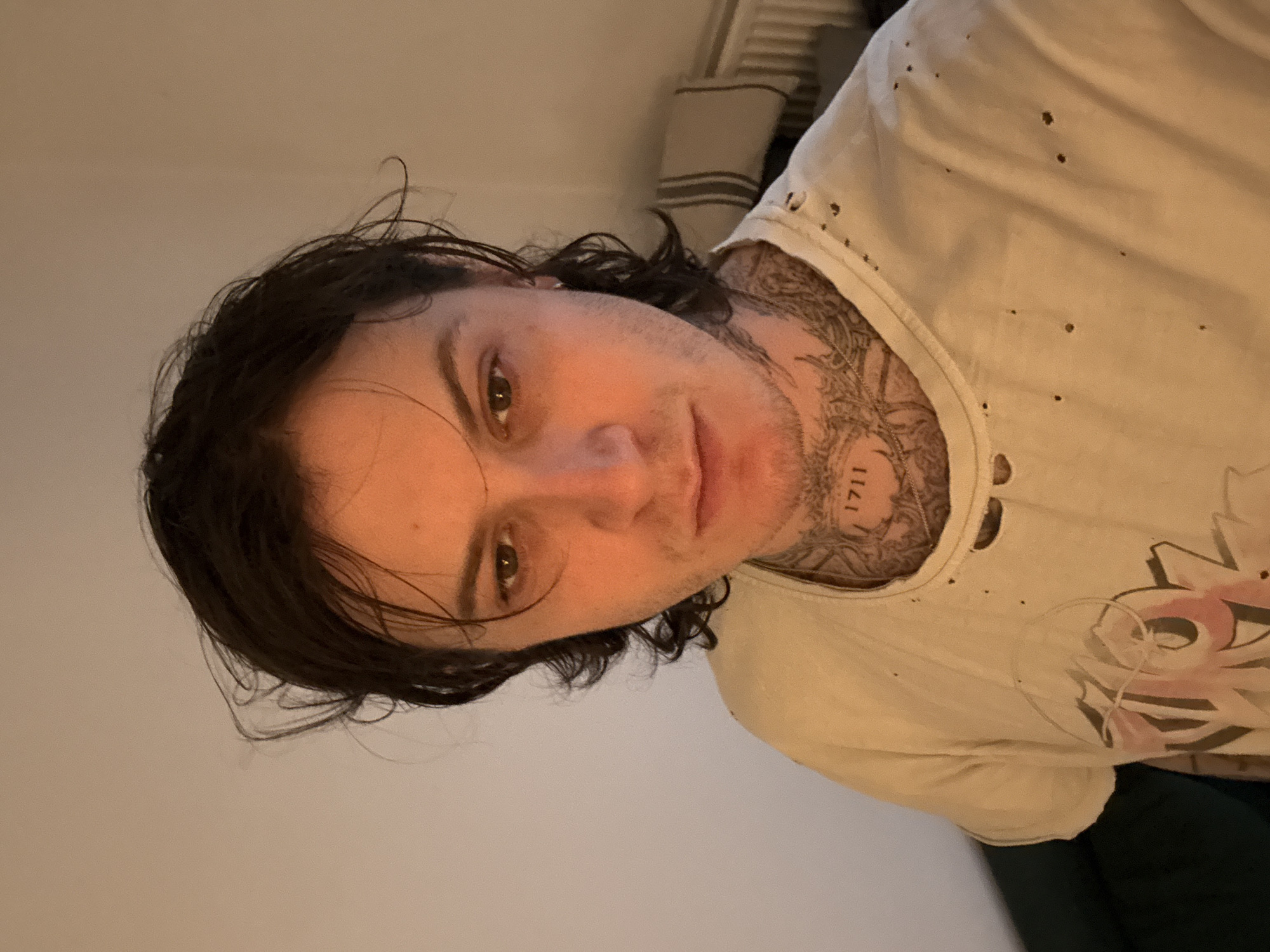 Man takes selfie in London Tuesday evening