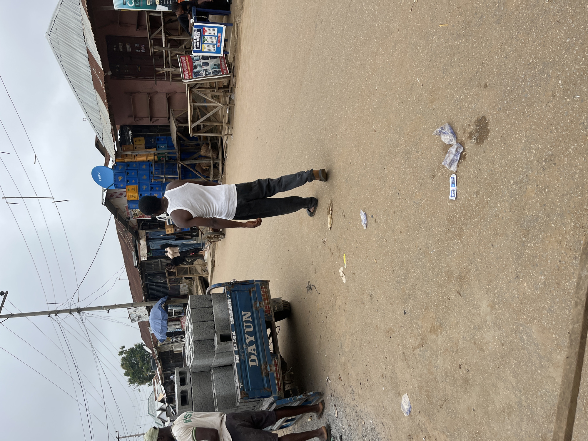 Daily market life documented across Abuja commercial district