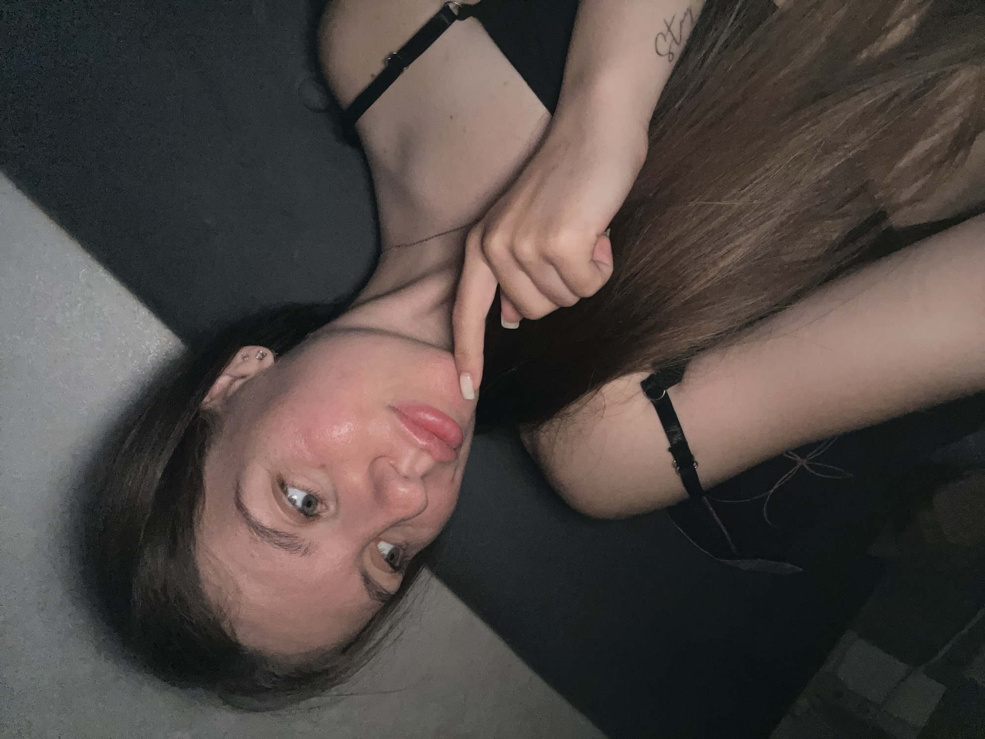 Mirror selfie series in Klin, Russia, same evening outfit