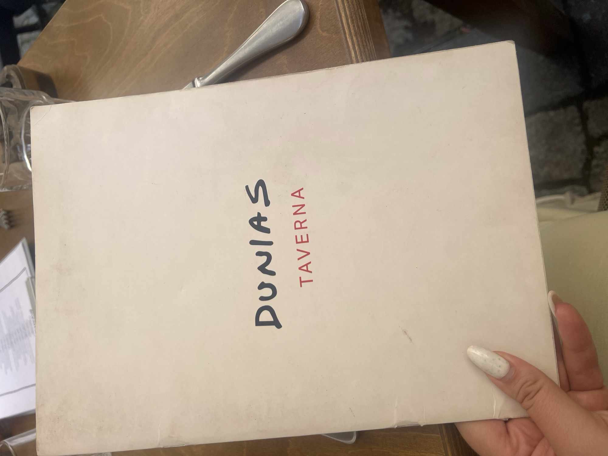 Lunch documentation at Dunia's Taverna, Plovdiv, Bulgaria