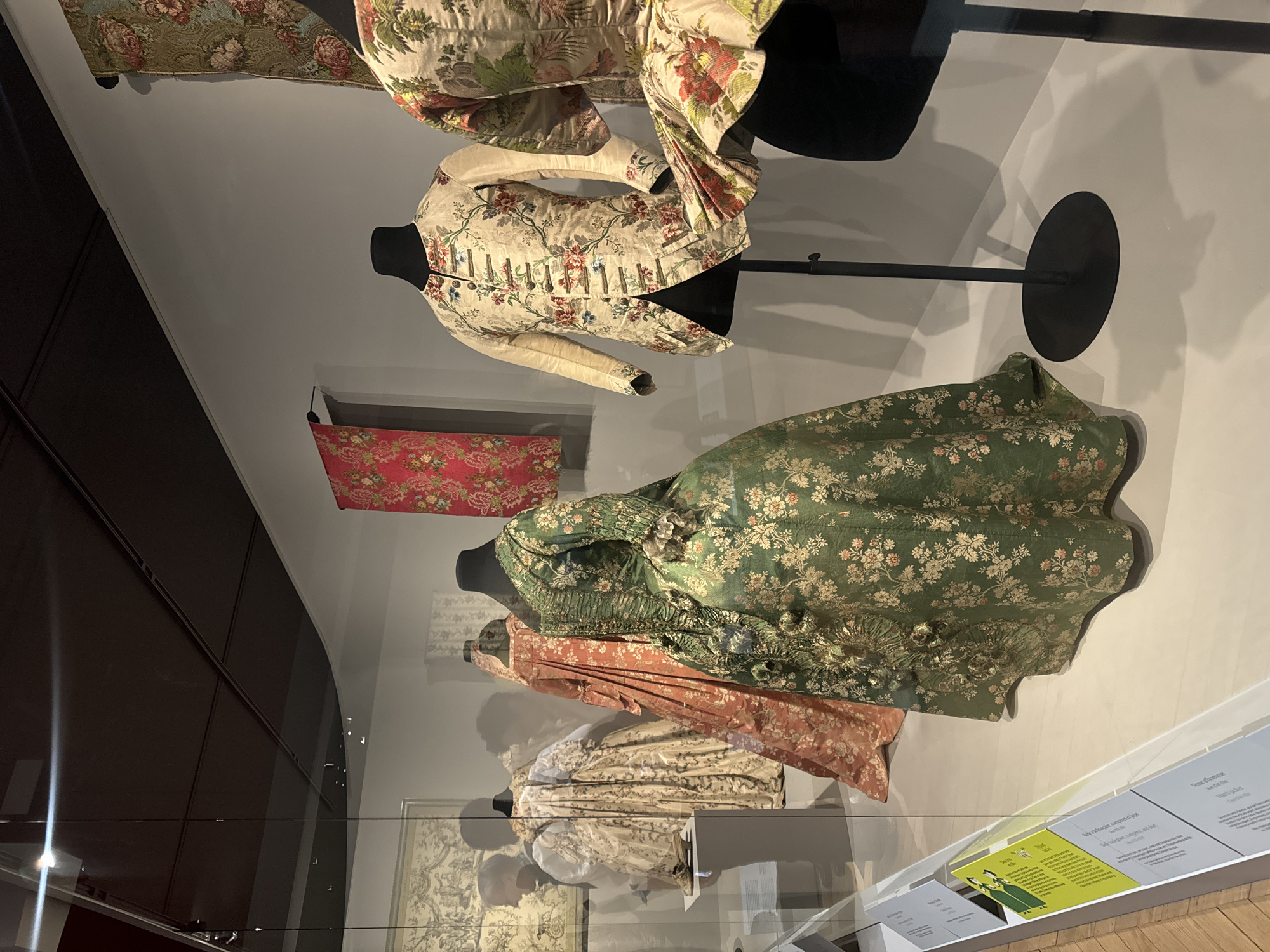 Historical fashion exhibition documented at Paris museum