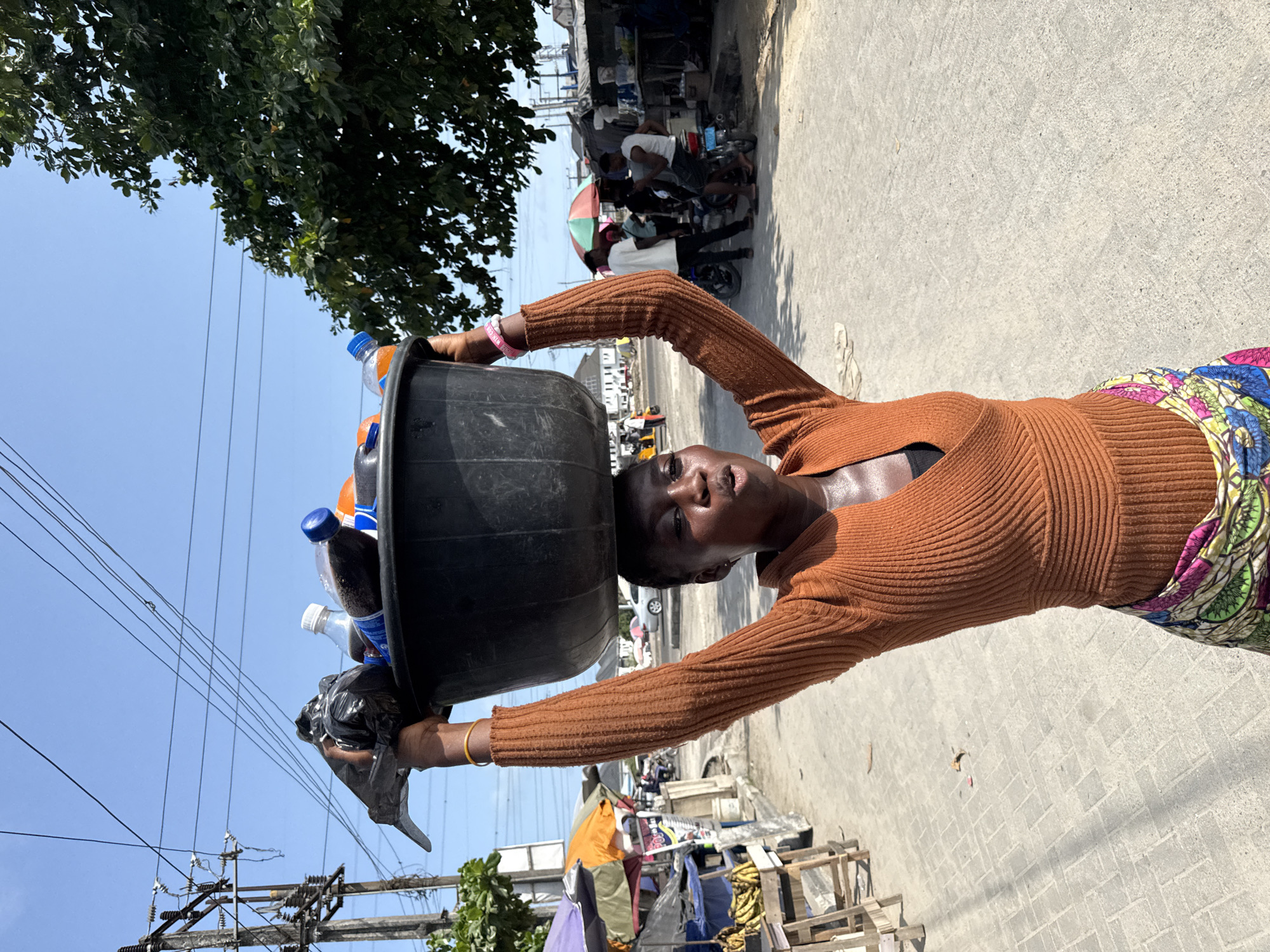 Daily life scenes documented across Lagos area communities
