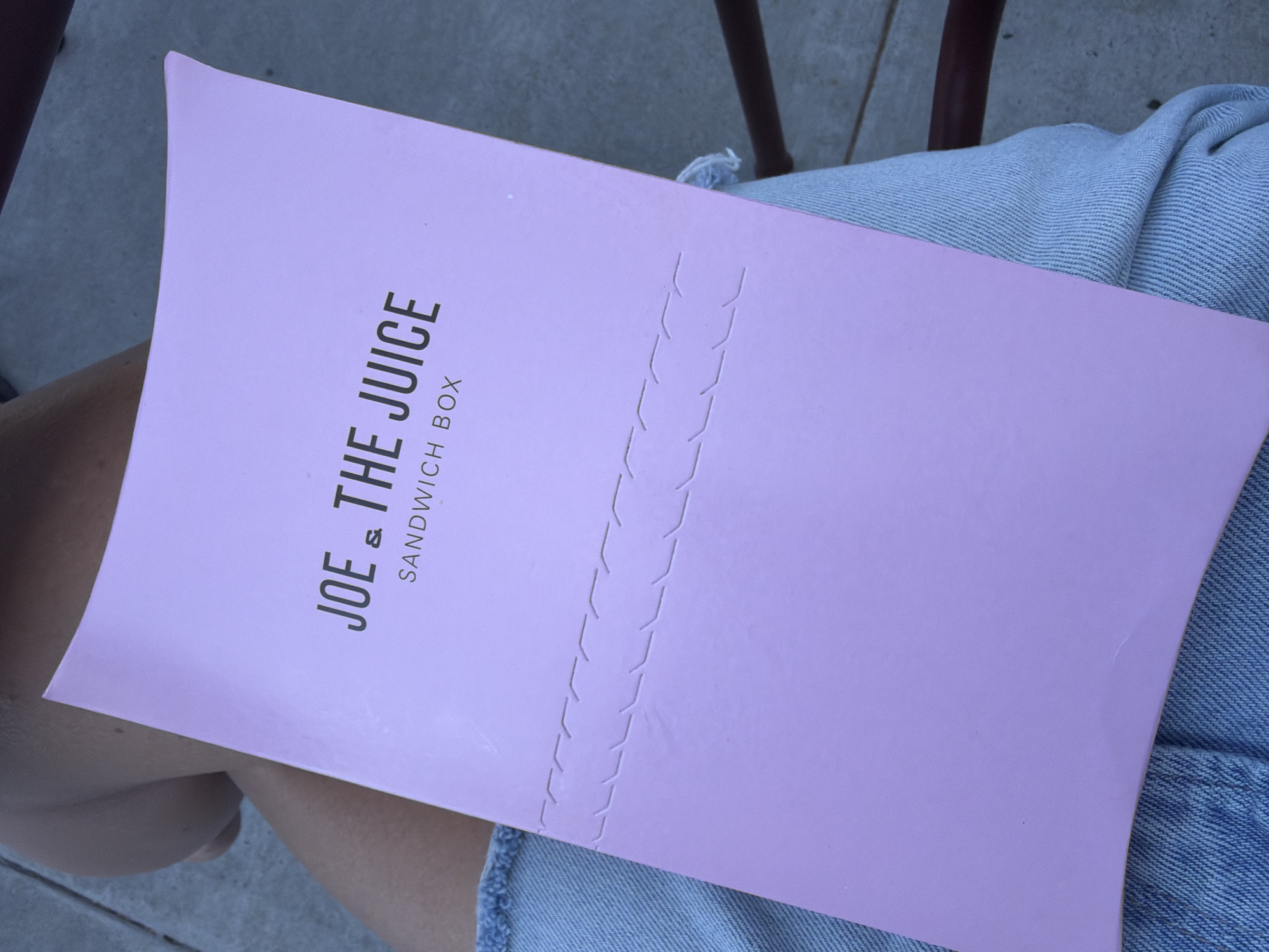 Person with pink paper folder observed in San Diego