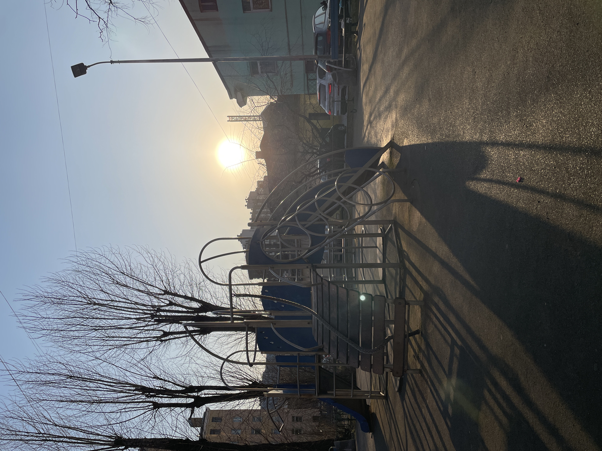 Mixed visual memories captured in Saint Petersburg residential area