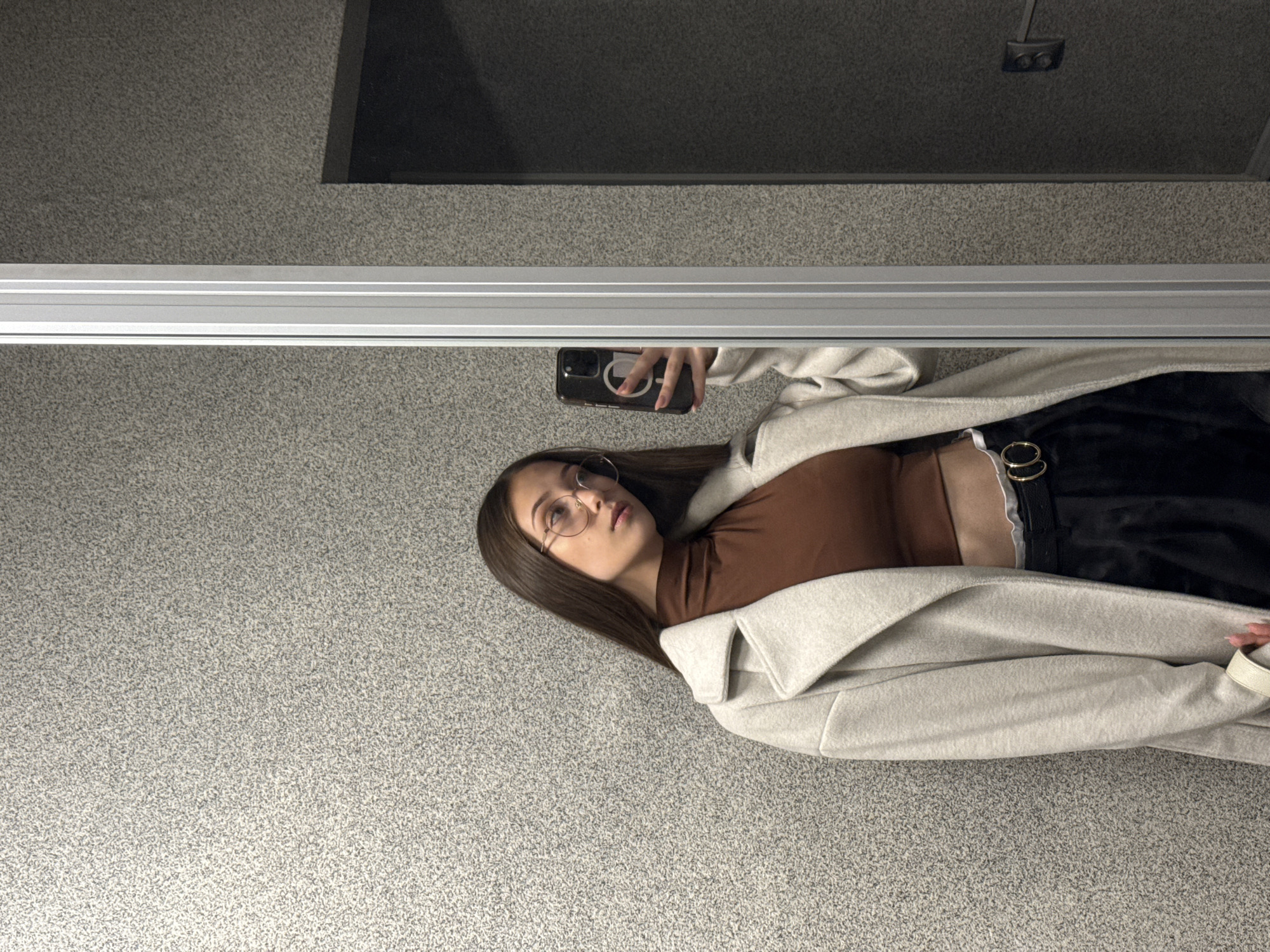 Young woman documented in selfies and street scenes, Sofia