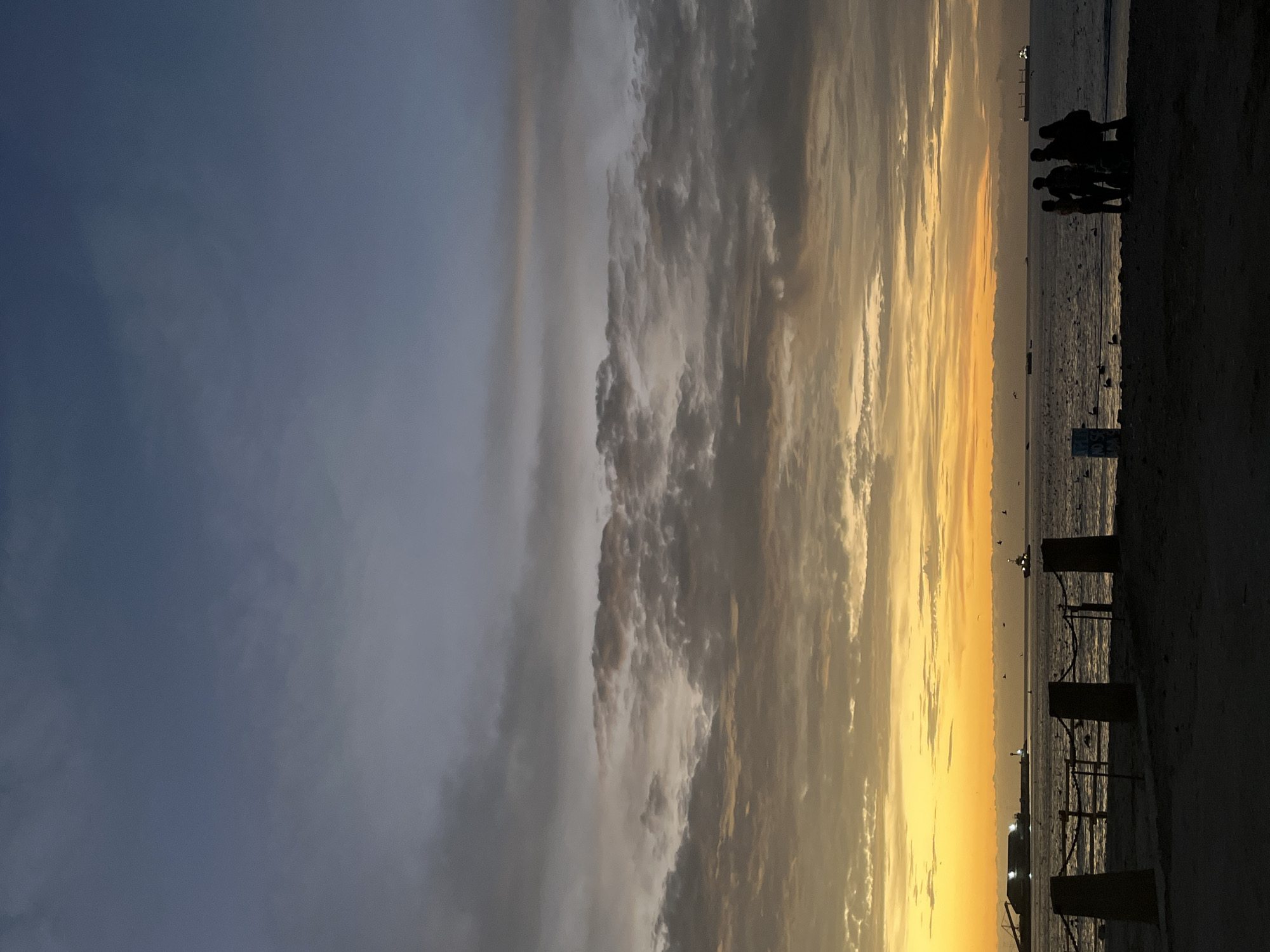Dramatic sunset captured in Arica, Chile