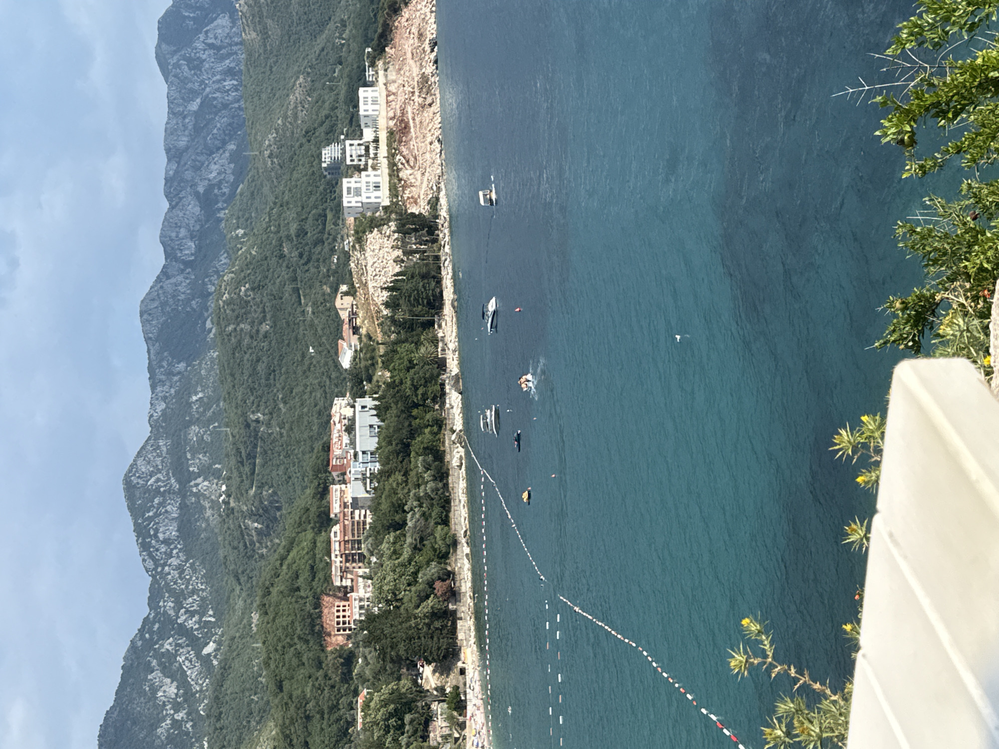 Lazy summer afternoon on the Montenegrin Adriatic coast