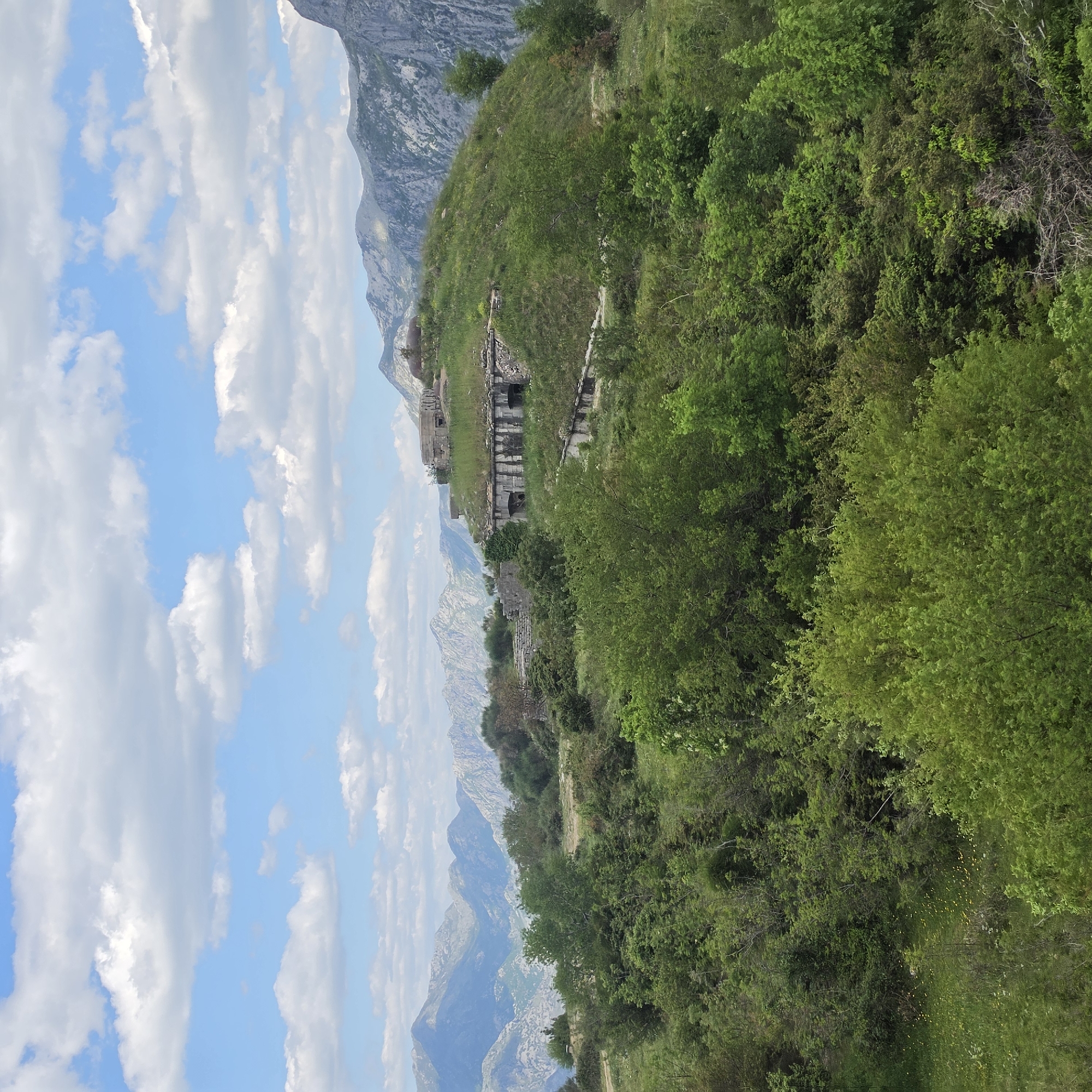 Cable car journey documented through Montenegro's coastal mountains