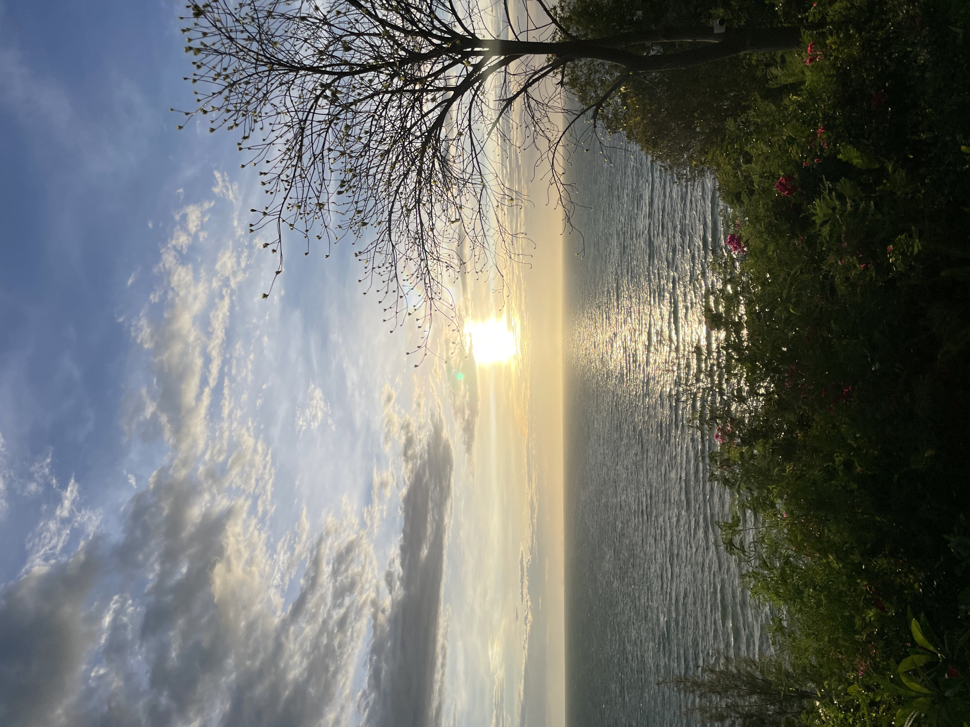 Coastal sunset witnessed in Baan Sri Thanu, Thailand
