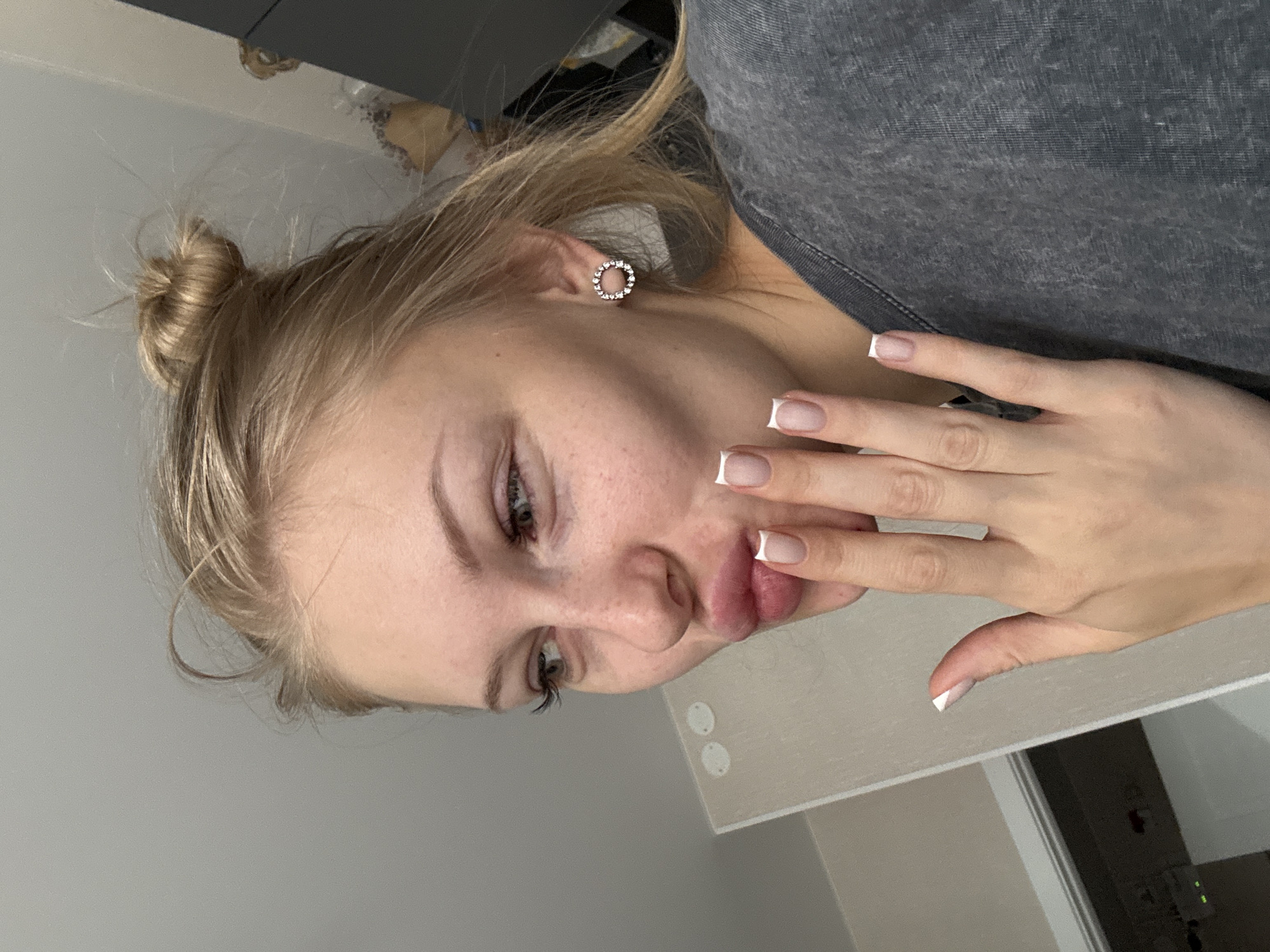 Casual selfie burst at home in Perm, Russia