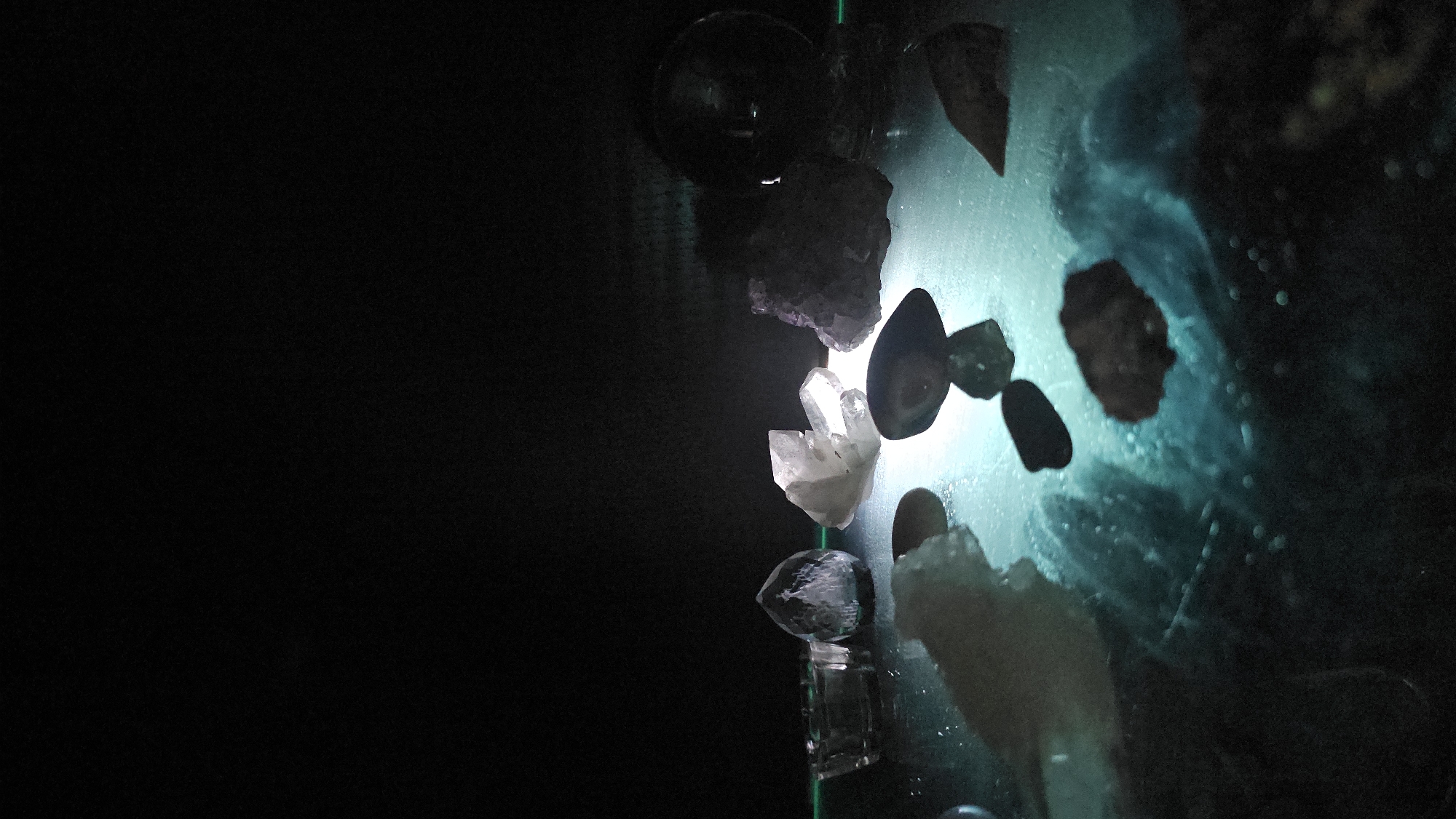 Crystals, roses, and wet cobblestones on a Minsk night