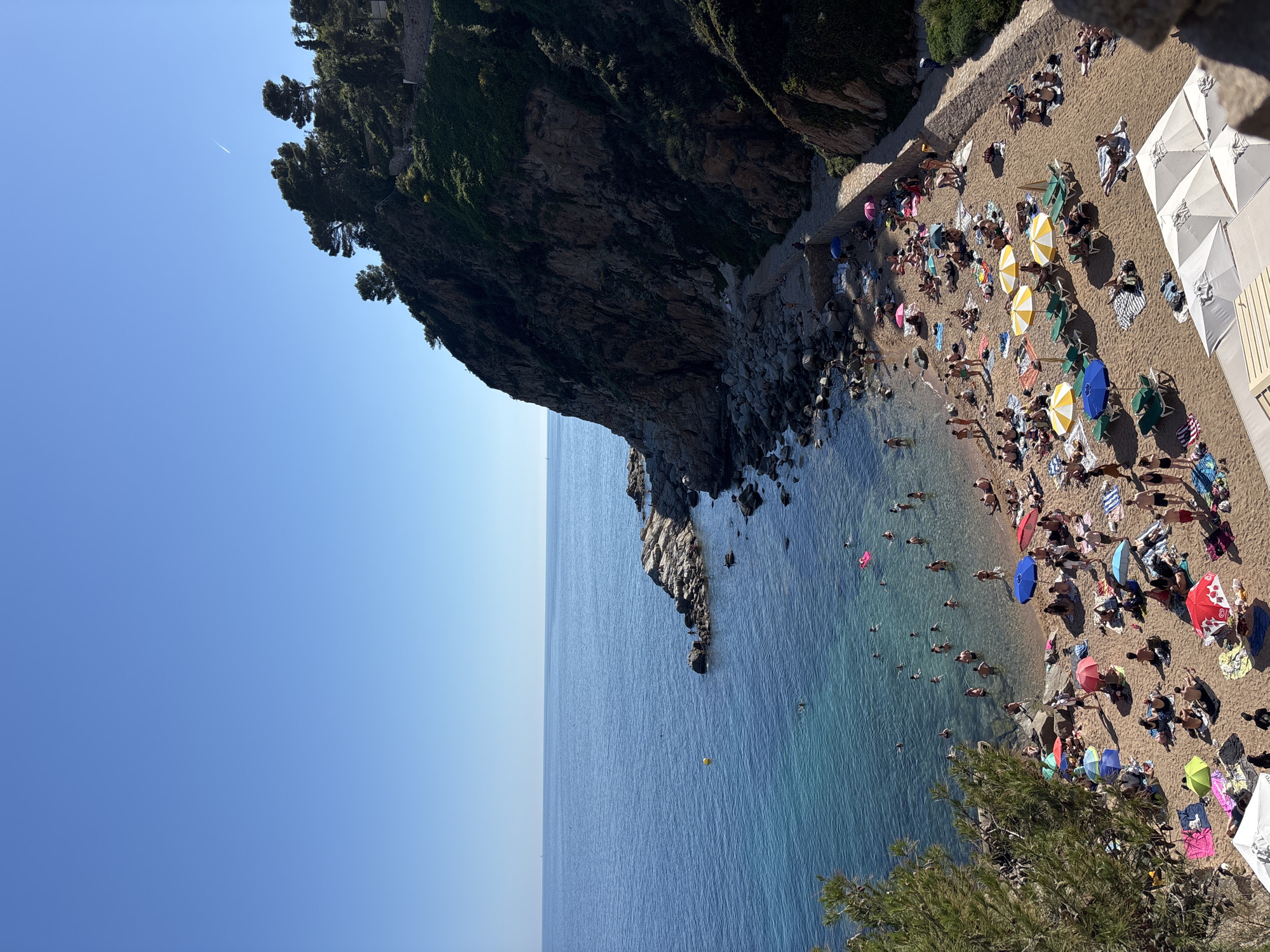 Busy afternoon scenes captured across Tossa de Mar beaches and streets