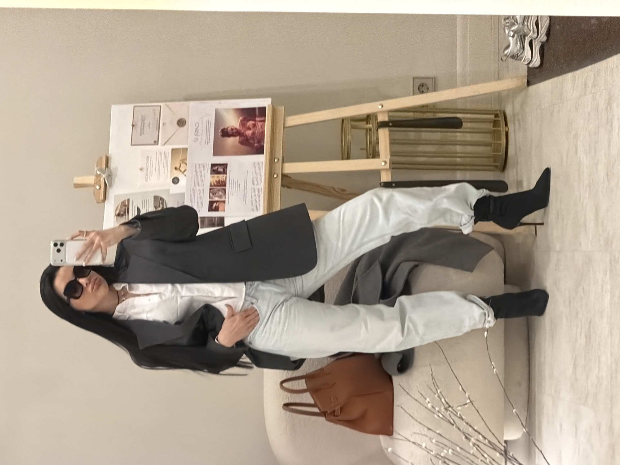 Woman visits multiple Moscow wellness studios during morning routine