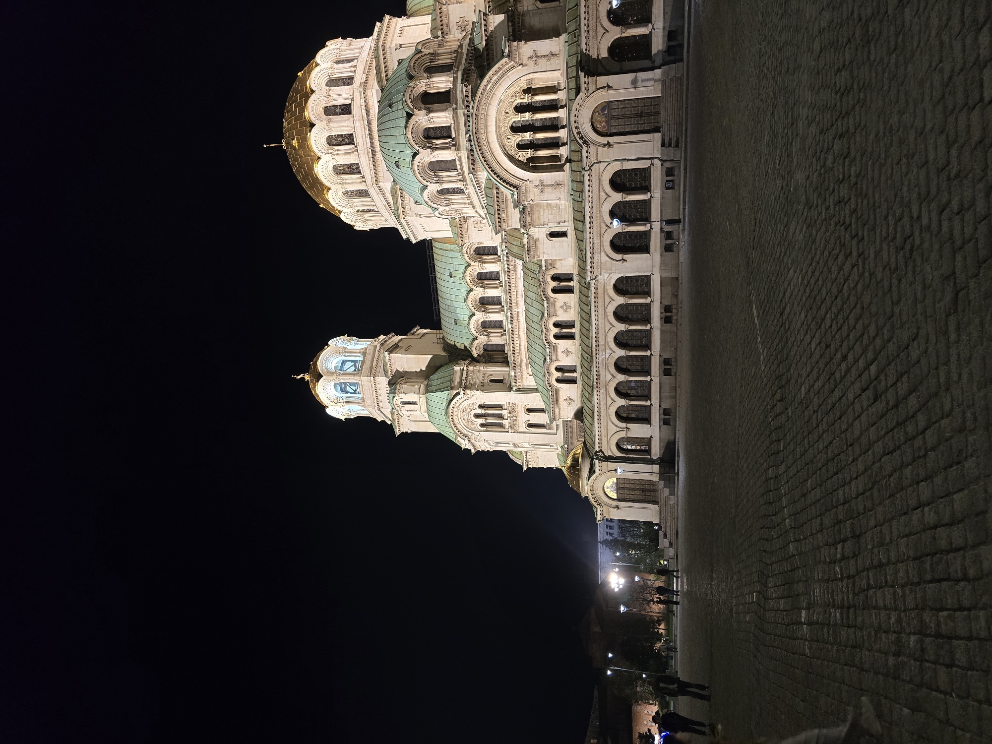 Sofia cityscape documented from day to night