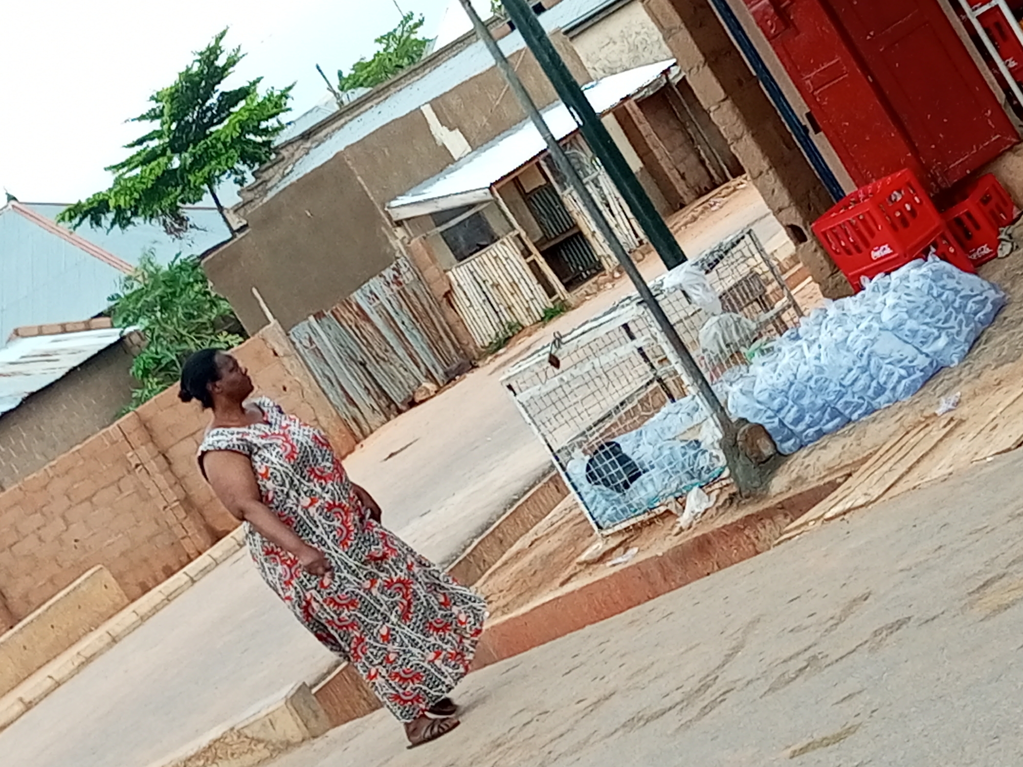 Morning life on the streets of Tempure, Nigeria