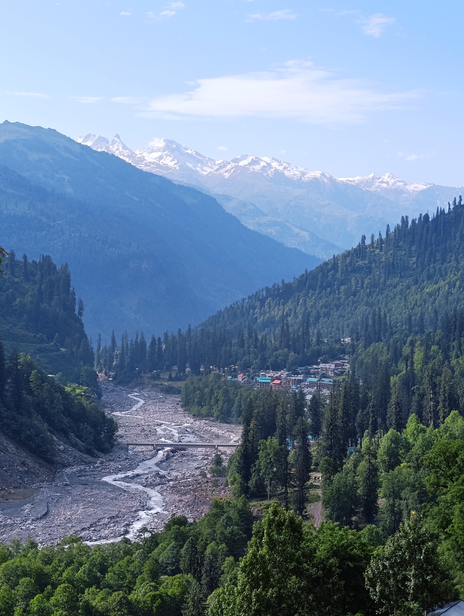 Solang Valley roads and mountain scenery, Himachal Pradesh