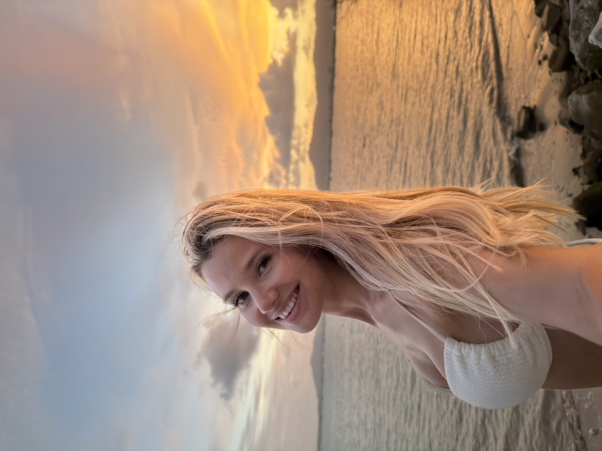 Sunset moment by the water in Chalong, Thailand