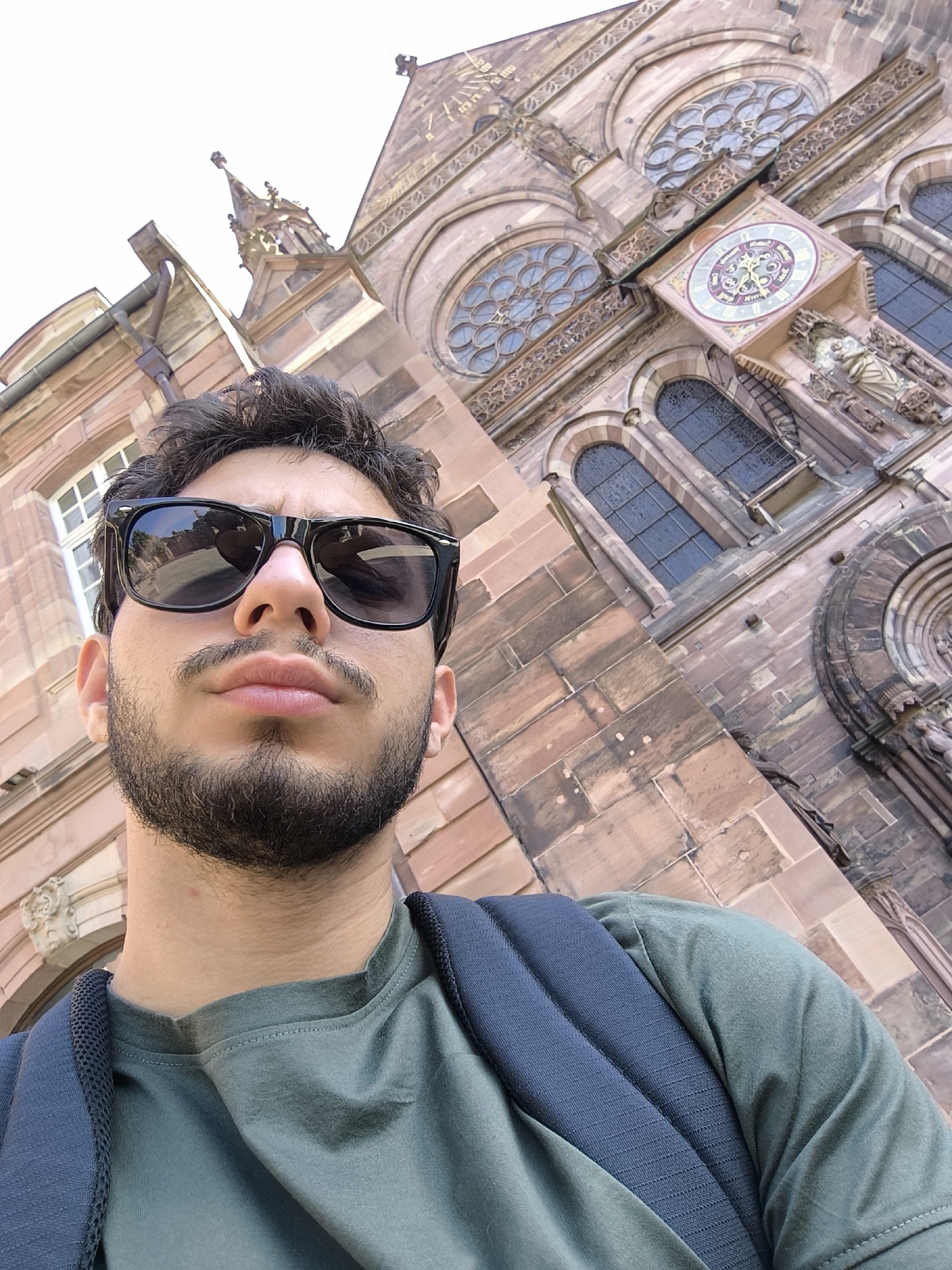 Afternoon visit to Strasbourg Cathedral, selfies and architecture shots