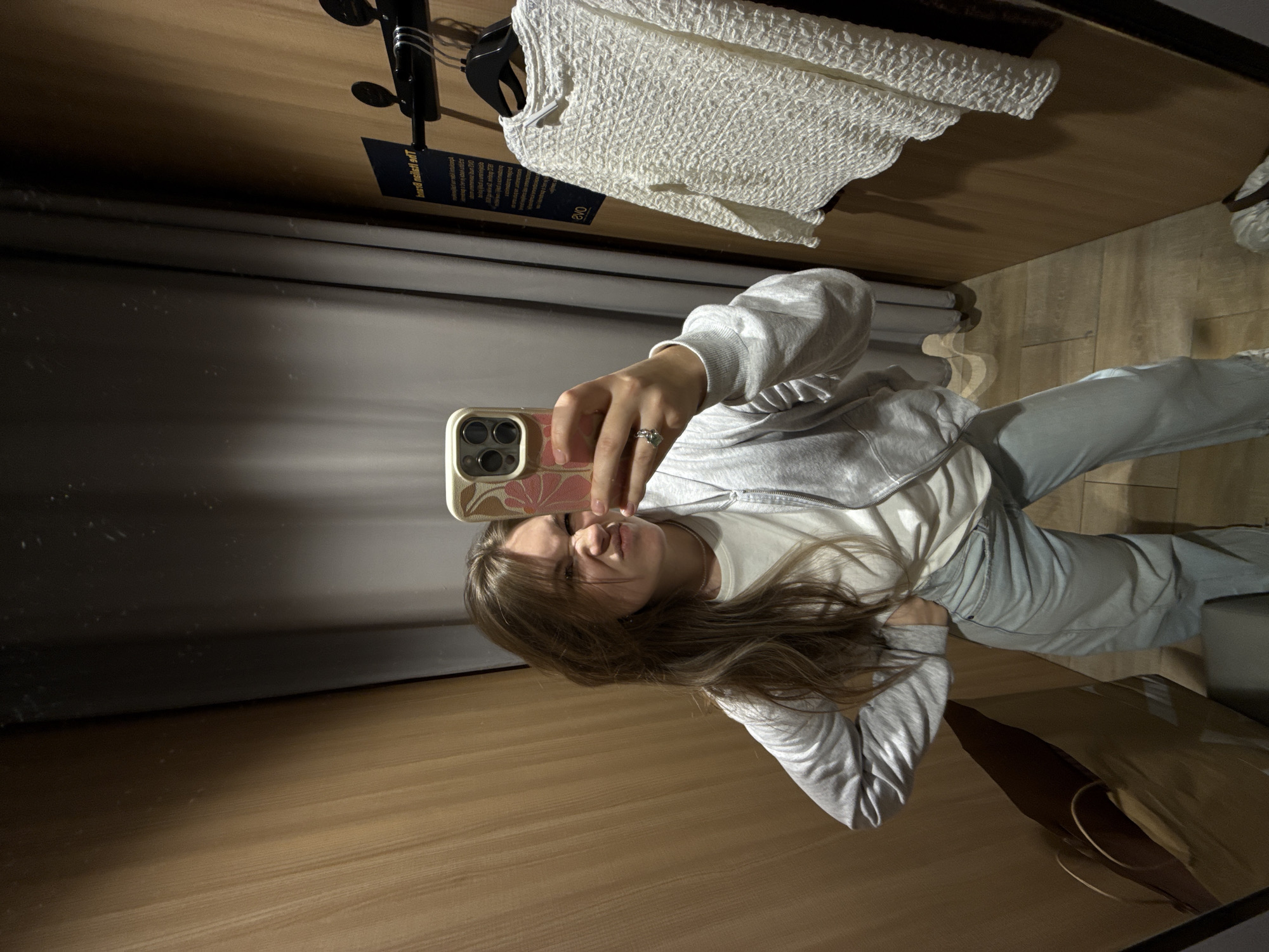 Young women take selfies in Belgrade dressing rooms